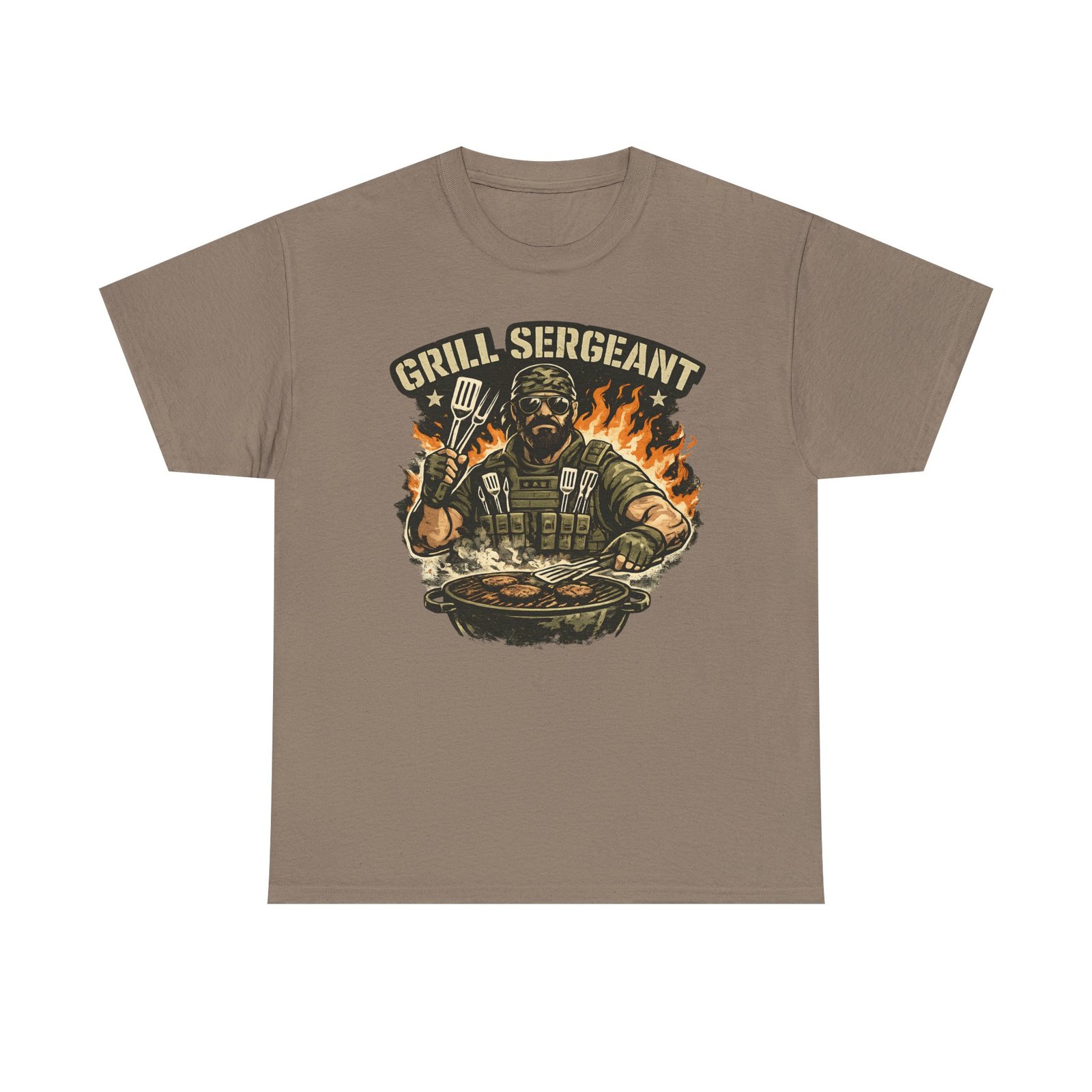 Grill Sergeant Dad T-Shirt — Funny Father’s Day BBQ Tee - Image 26