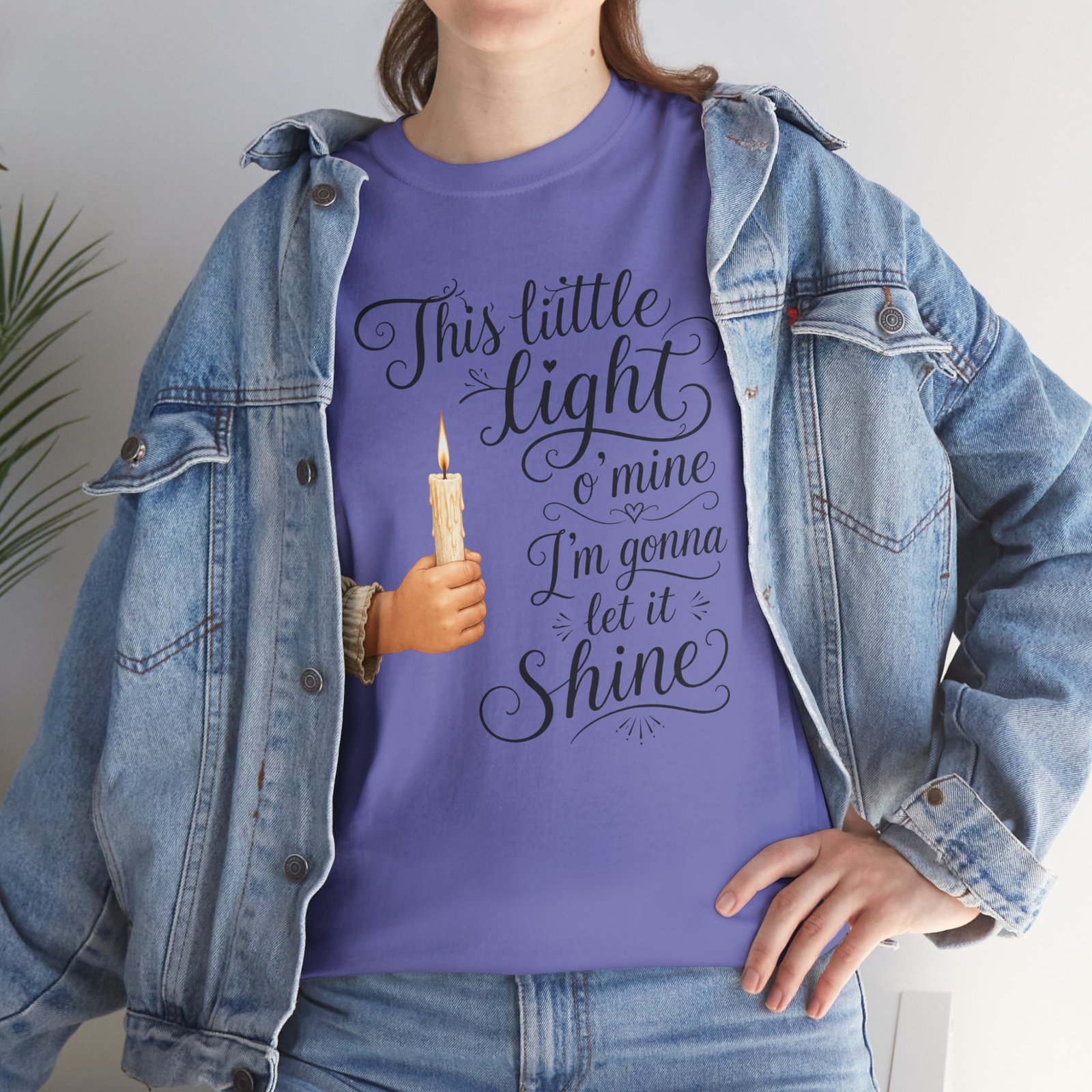 'This Little Light O' Mine' T-Shirt — Inspirational Gospel Tee - Image 70