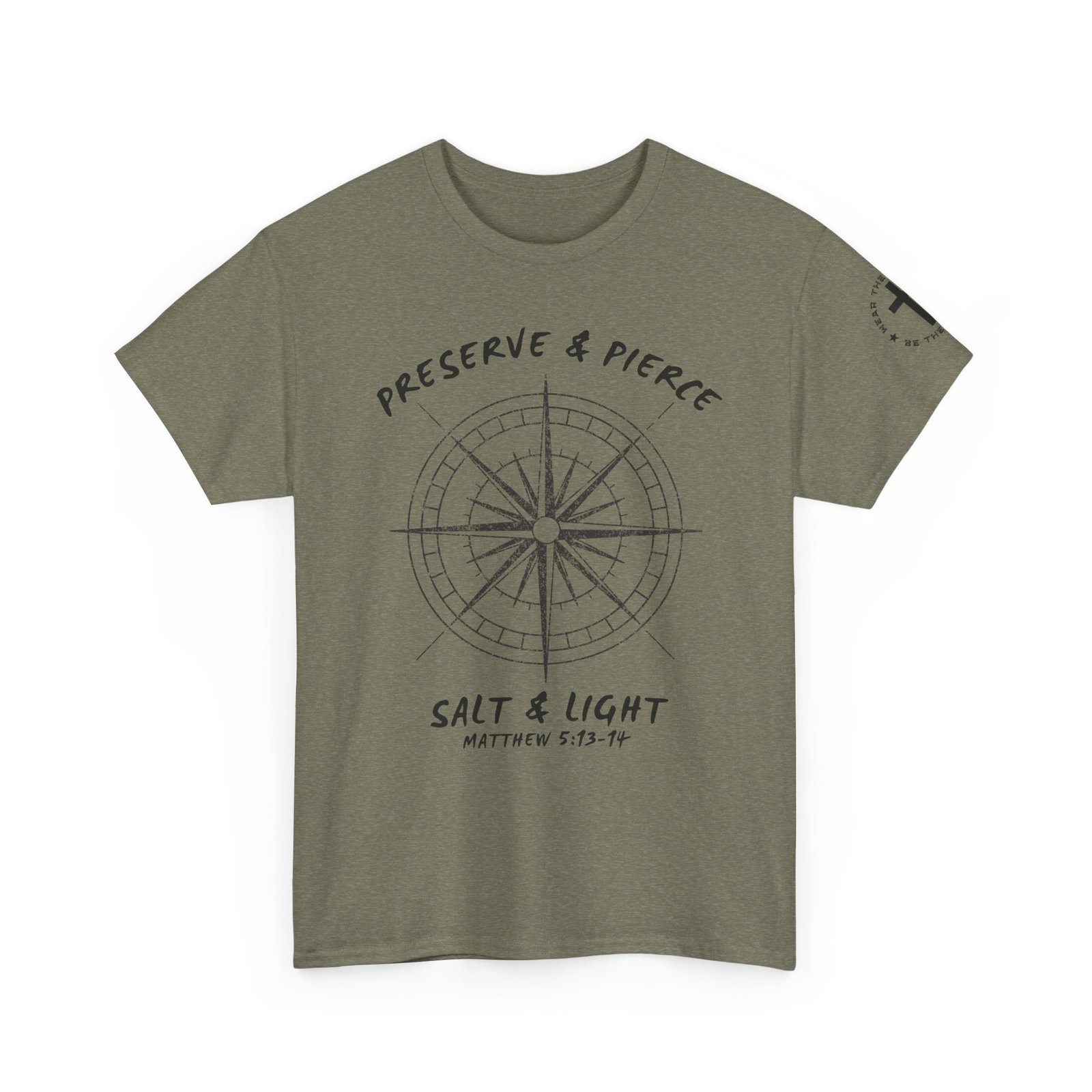 Compass Graphic Tee — "Salt and Light" Inspirational Christian T-Shirt - Image 53