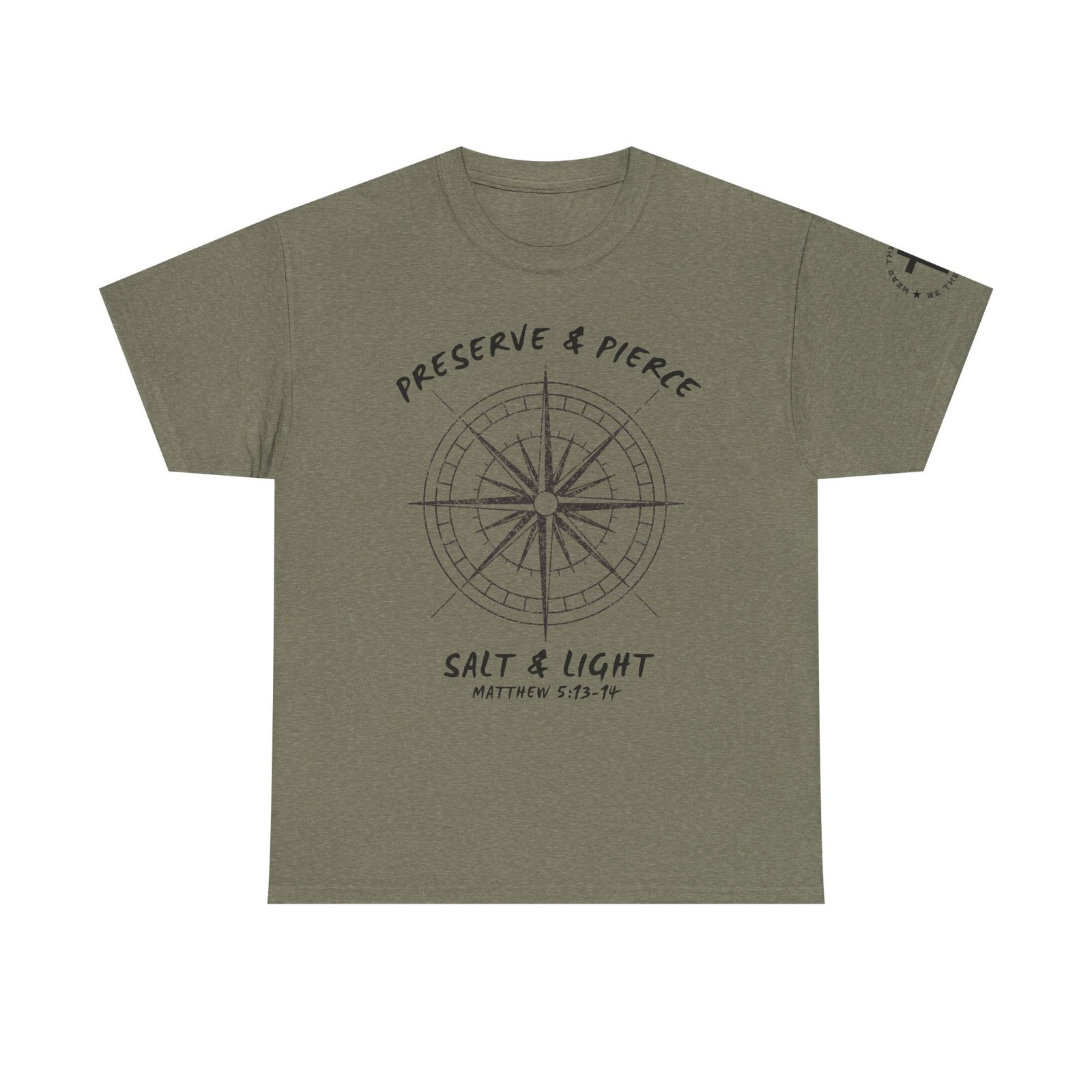 Compass Graphic Tee — "Salt and Light" Inspirational Christian T-Shirt - Image 52