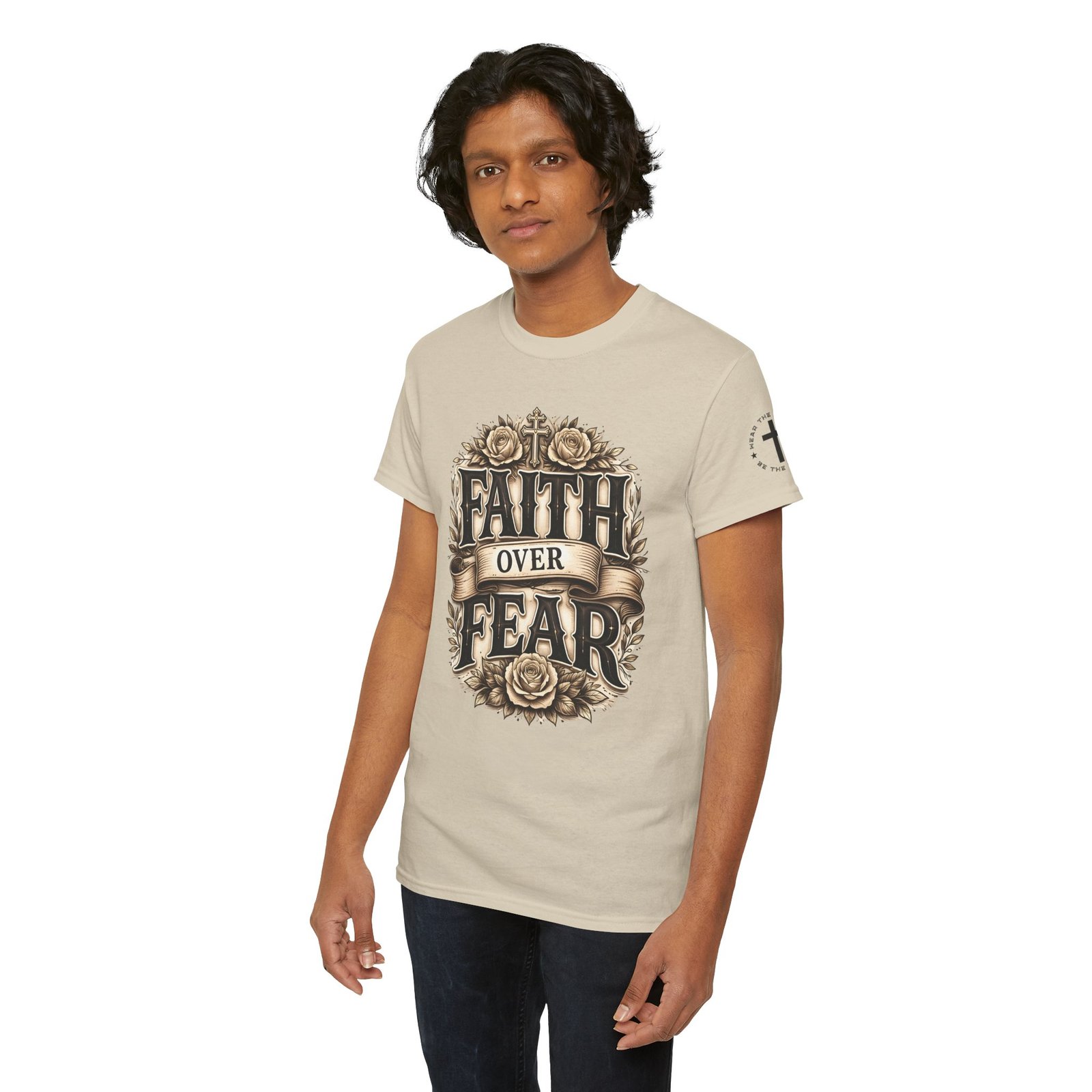 Faith Over Fear T-Shirt — Inspirational Christian Tee - Image 29