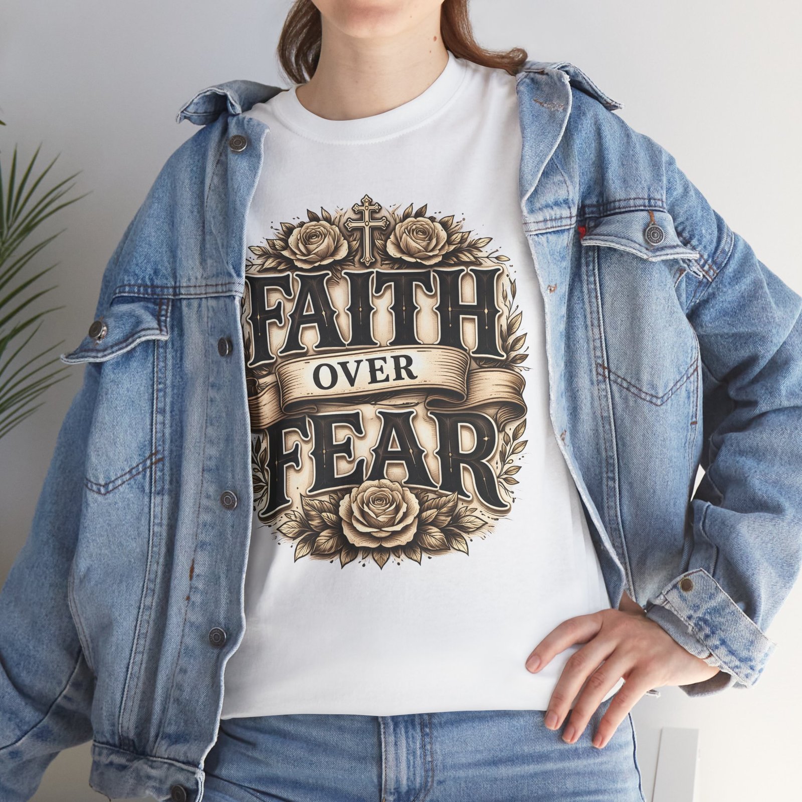 Faith Over Fear T-Shirt — Inspirational Christian Tee - Image 20