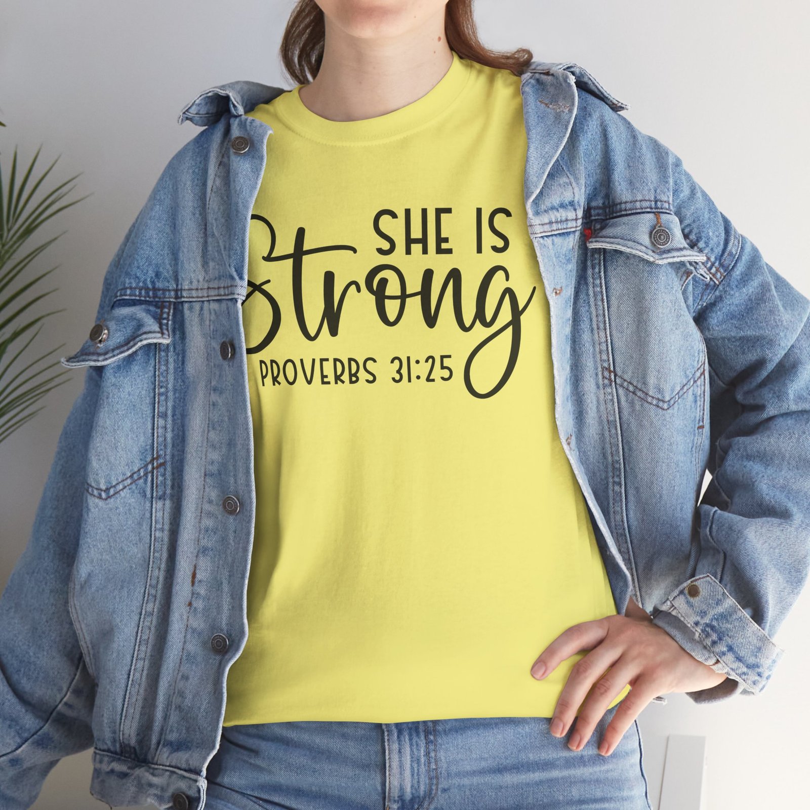 Proverbs 31 'She is Strong' — Inspirational Christian Tee - Image 57