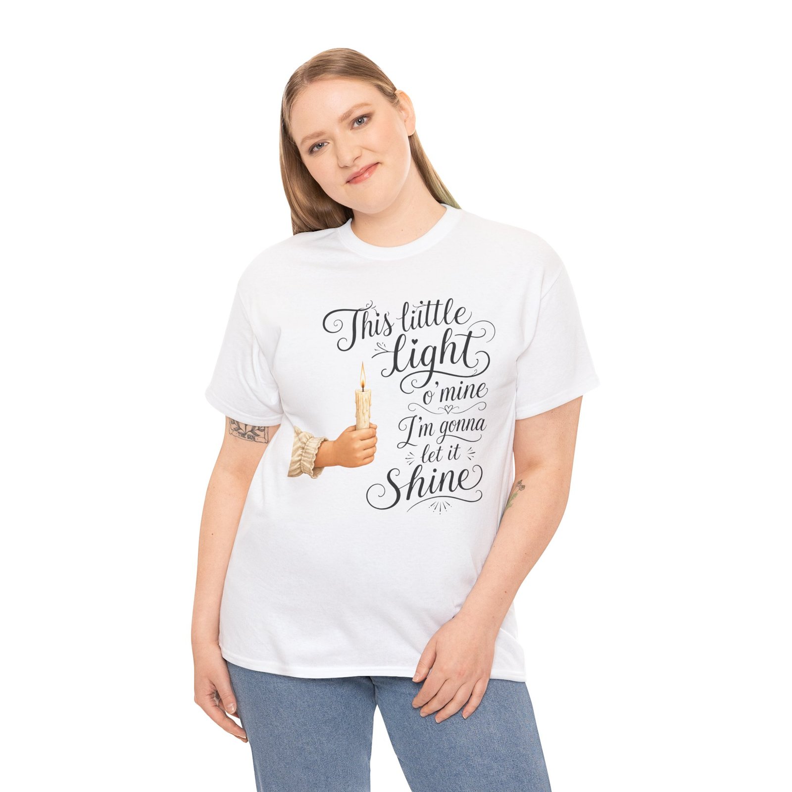 'This Little Light O' Mine' T-Shirt — Inspirational Gospel Tee - Image 11