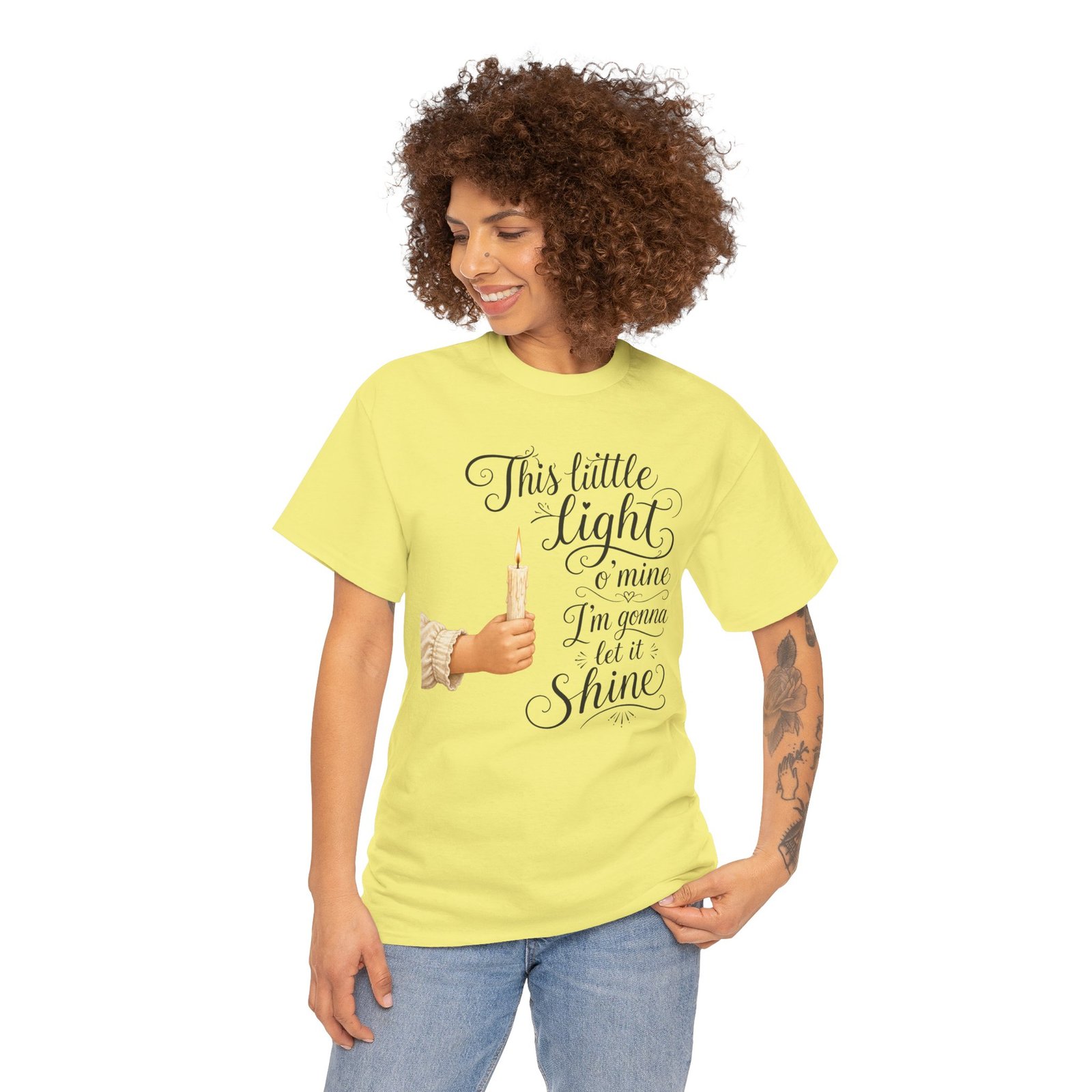 'This Little Light O' Mine' T-Shirt — Inspirational Gospel Tee - Image 46