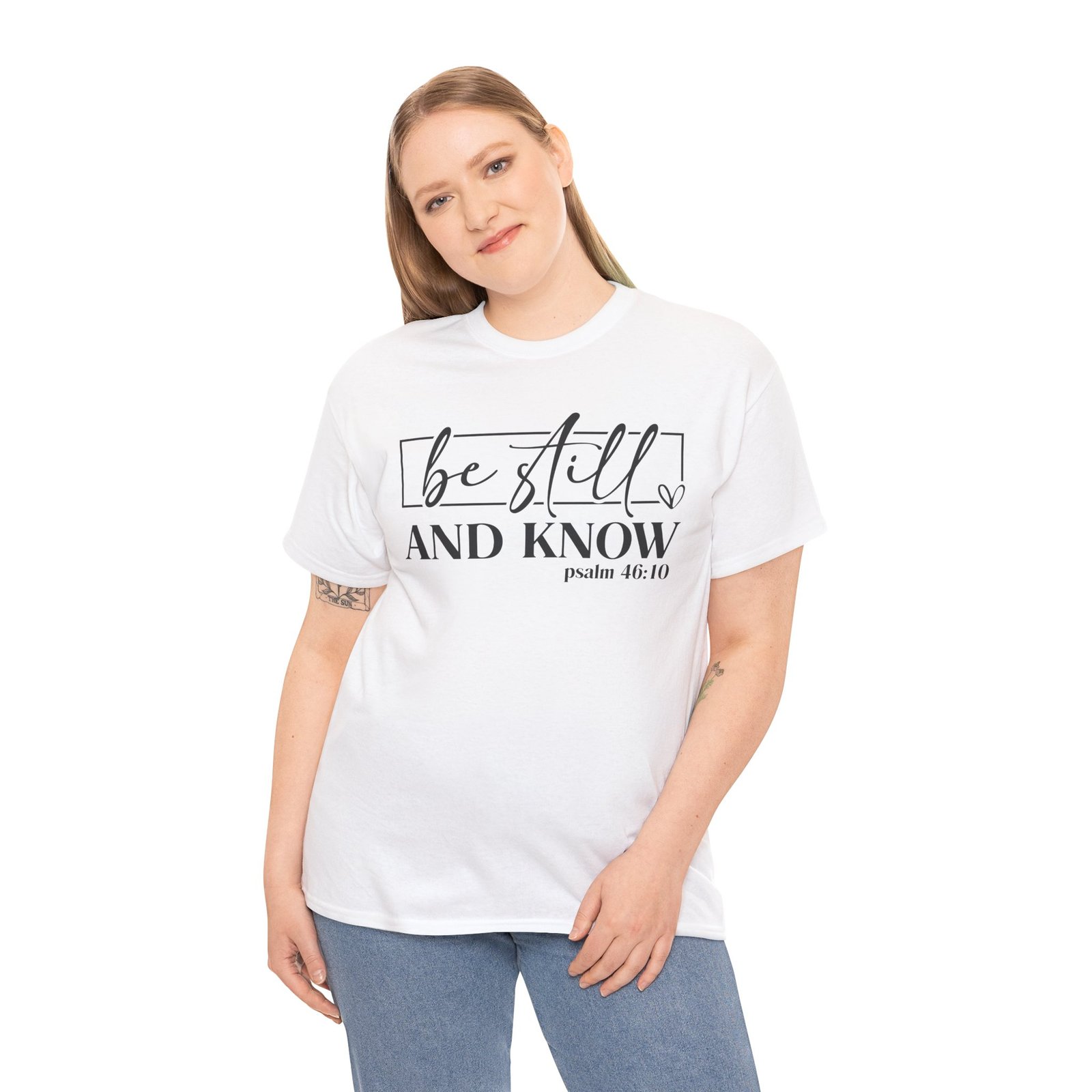Be Still & Know Psalm 46 — Christian Faith Graphic Tee - Image 12