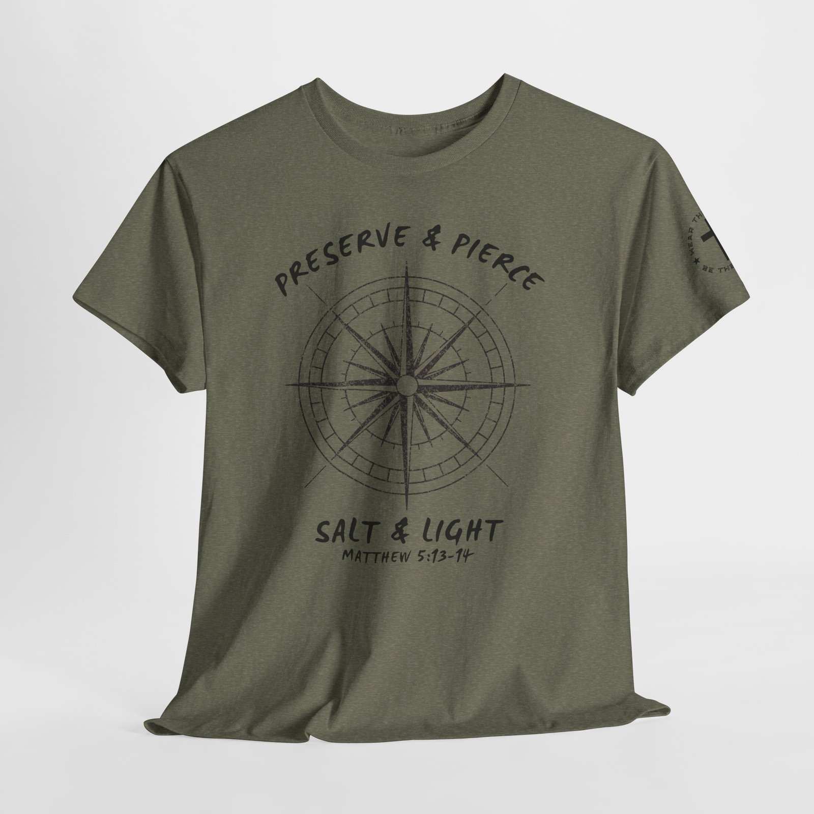 Compass Graphic Tee — "Salt and Light" Inspirational Christian T-Shirt - Image 54