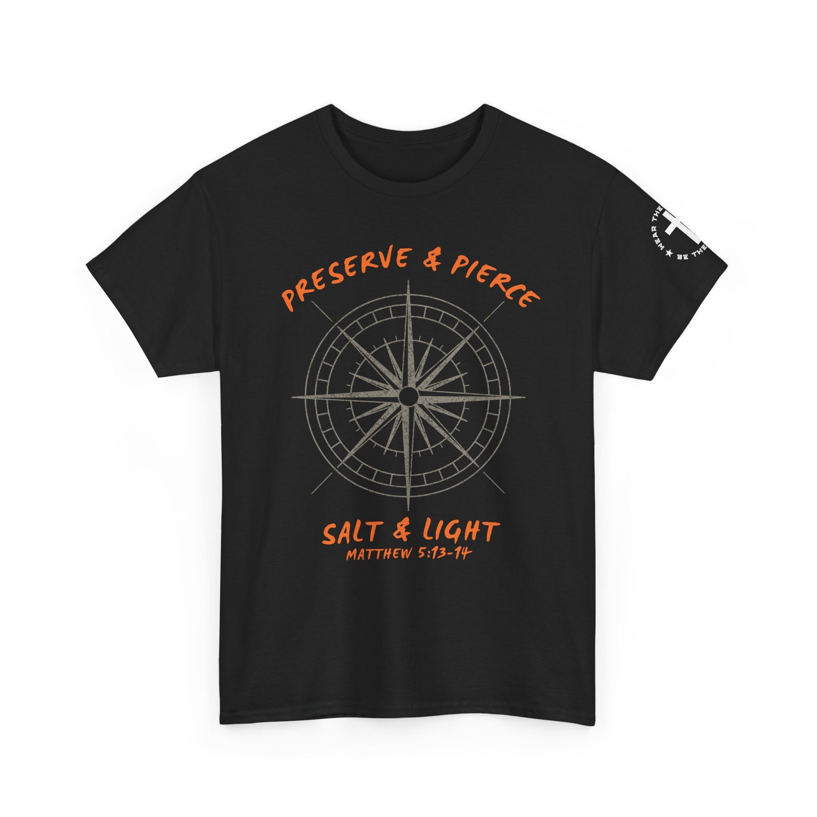 Compass Graphic Tee — "Salt and Light" Inspirational Christian T-Shirt - Image 23