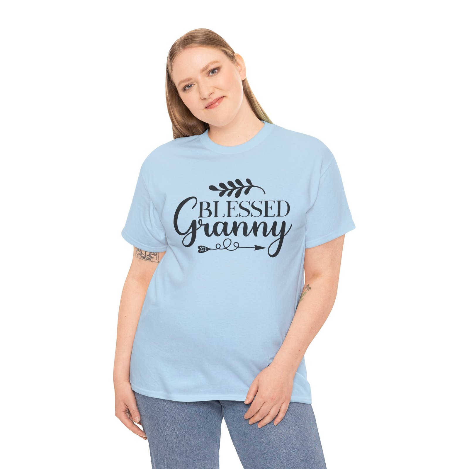 Blessed Granny T-Shirt – Floral Grandma Gift Tee - Image 62