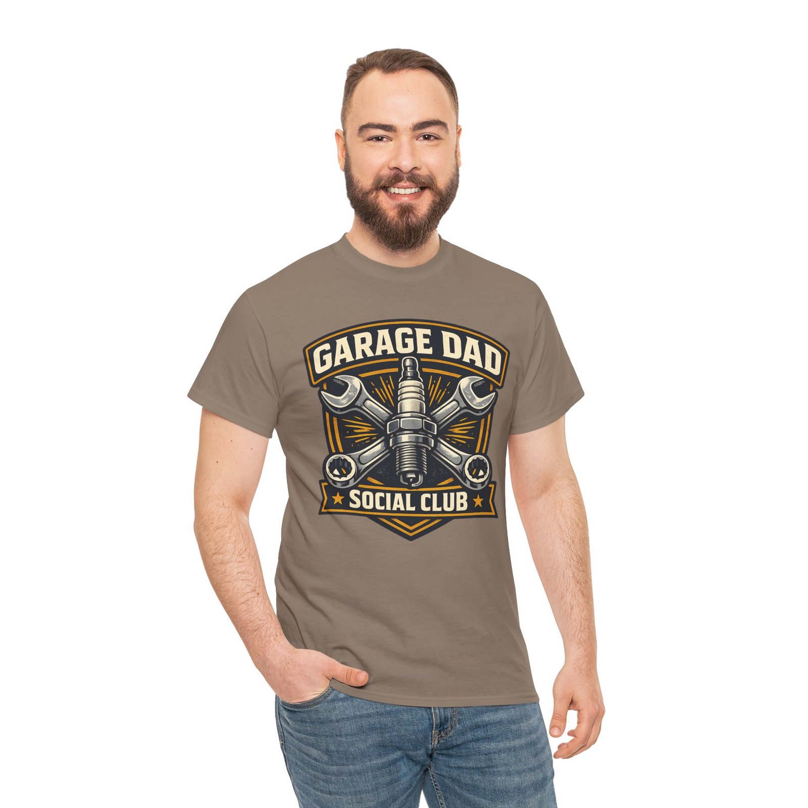 Garage Dad Social Club T-Shirt - Image 35