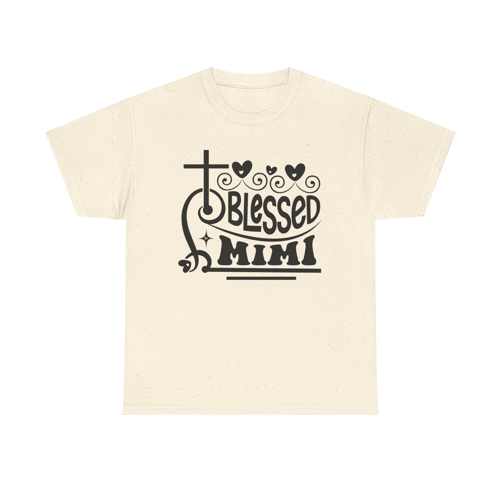 Blessed Mimi Tee — Cross & Hearts Christian Gift for Grandma - Image 37