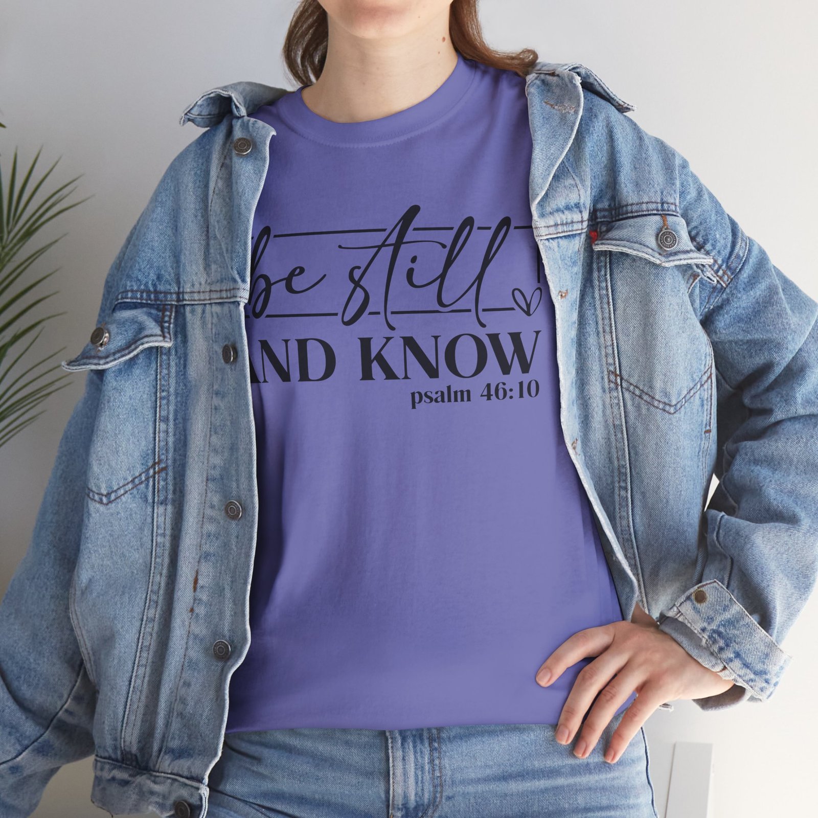 Be Still & Know Psalm 46 — Christian Faith Graphic Tee - Image 71