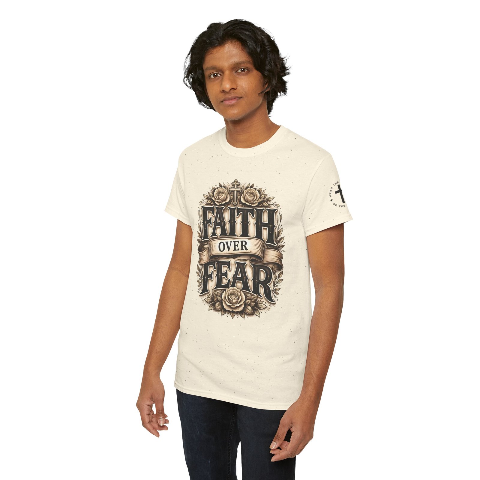 Faith Over Fear T-Shirt — Inspirational Christian Tee - Image 49
