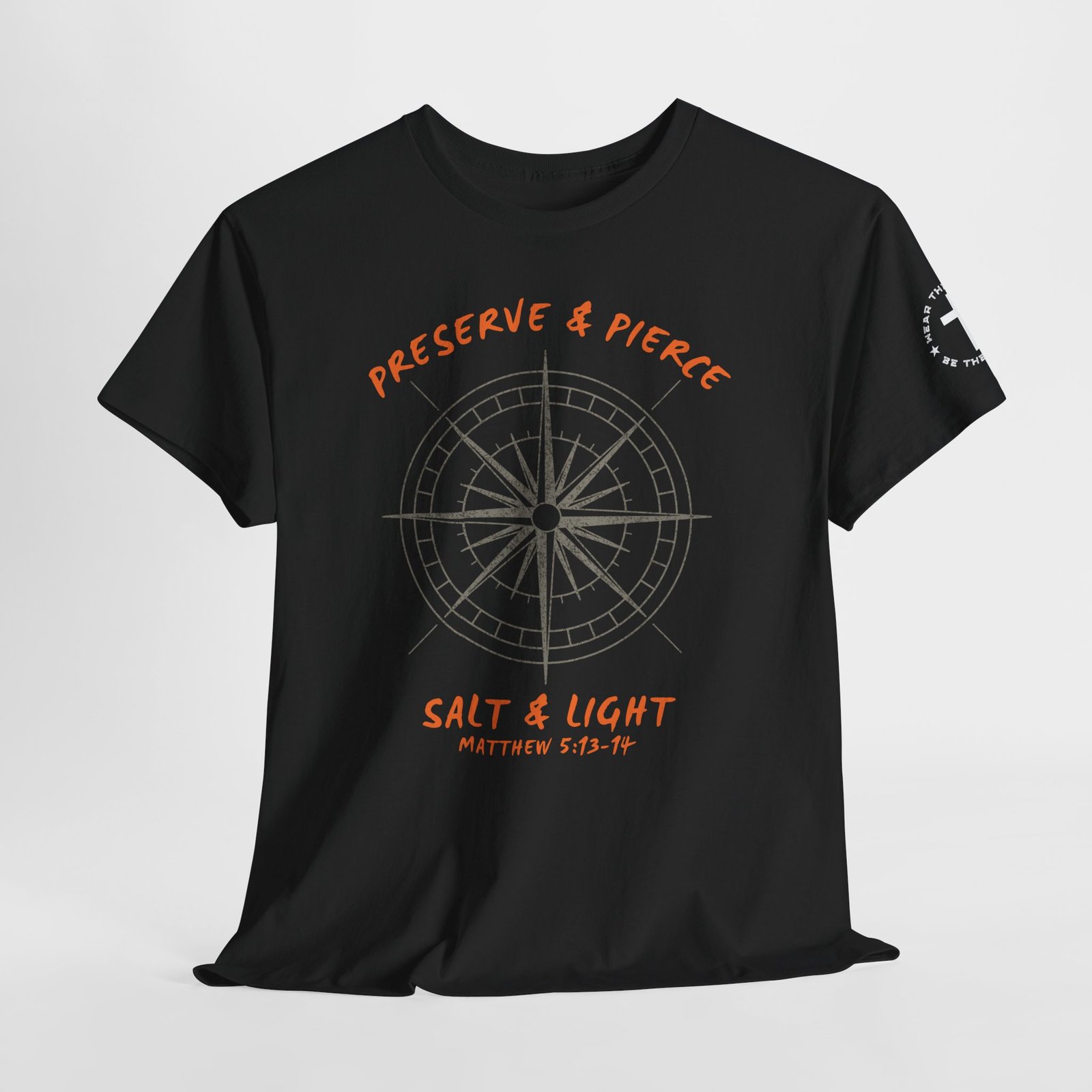 Compass Graphic Tee — "Salt and Light" Inspirational Christian T-Shirt - Image 24