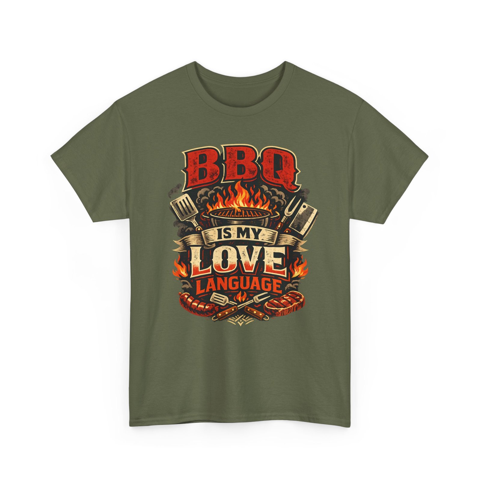 BBQ Is My Love Language T-Shirt - Image 3