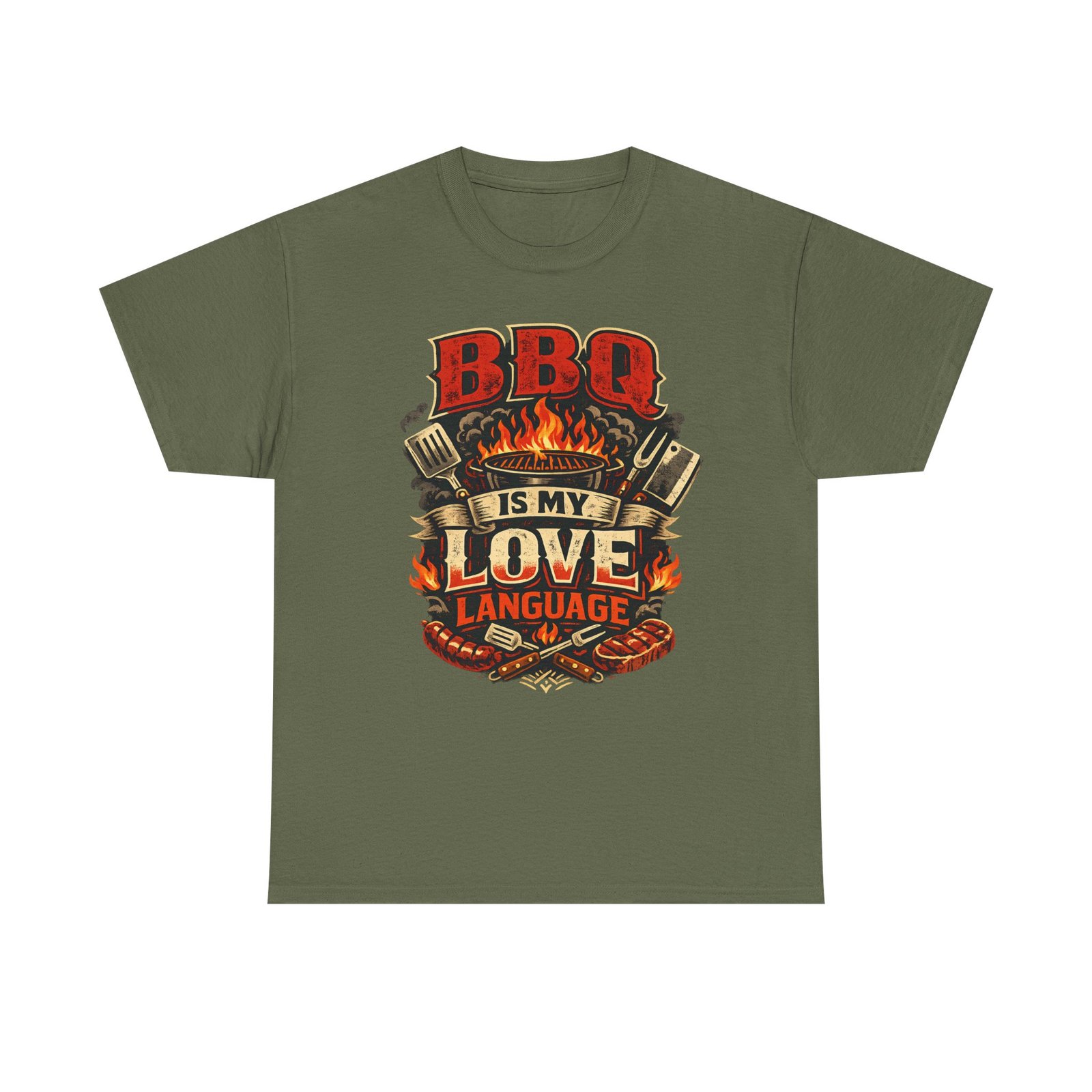 BBQ Is My Love Language T-Shirt - Image 2