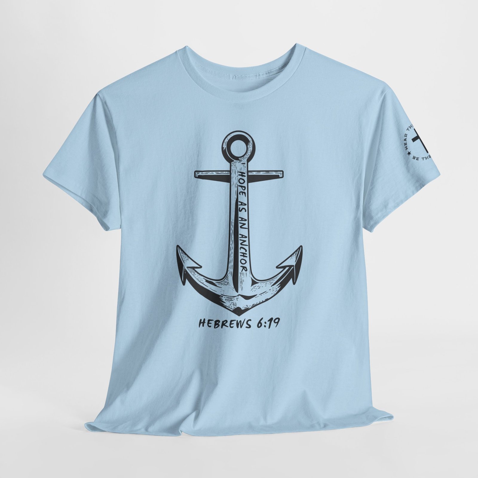 Anchor Faith T-Shirt – Hebrews 6:19 Christian Nautical Tee