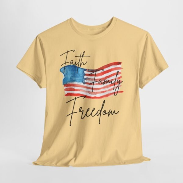 Faith Family Freedom — Inspirational Patriotic Tee for Christians