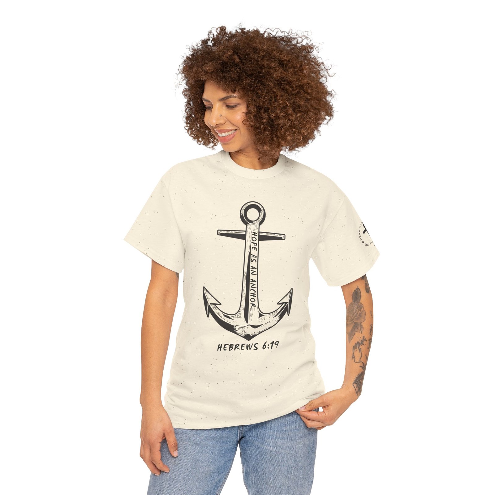 Anchor Faith T-Shirt – Hebrews 6:19 Christian Nautical Tee - Image 55