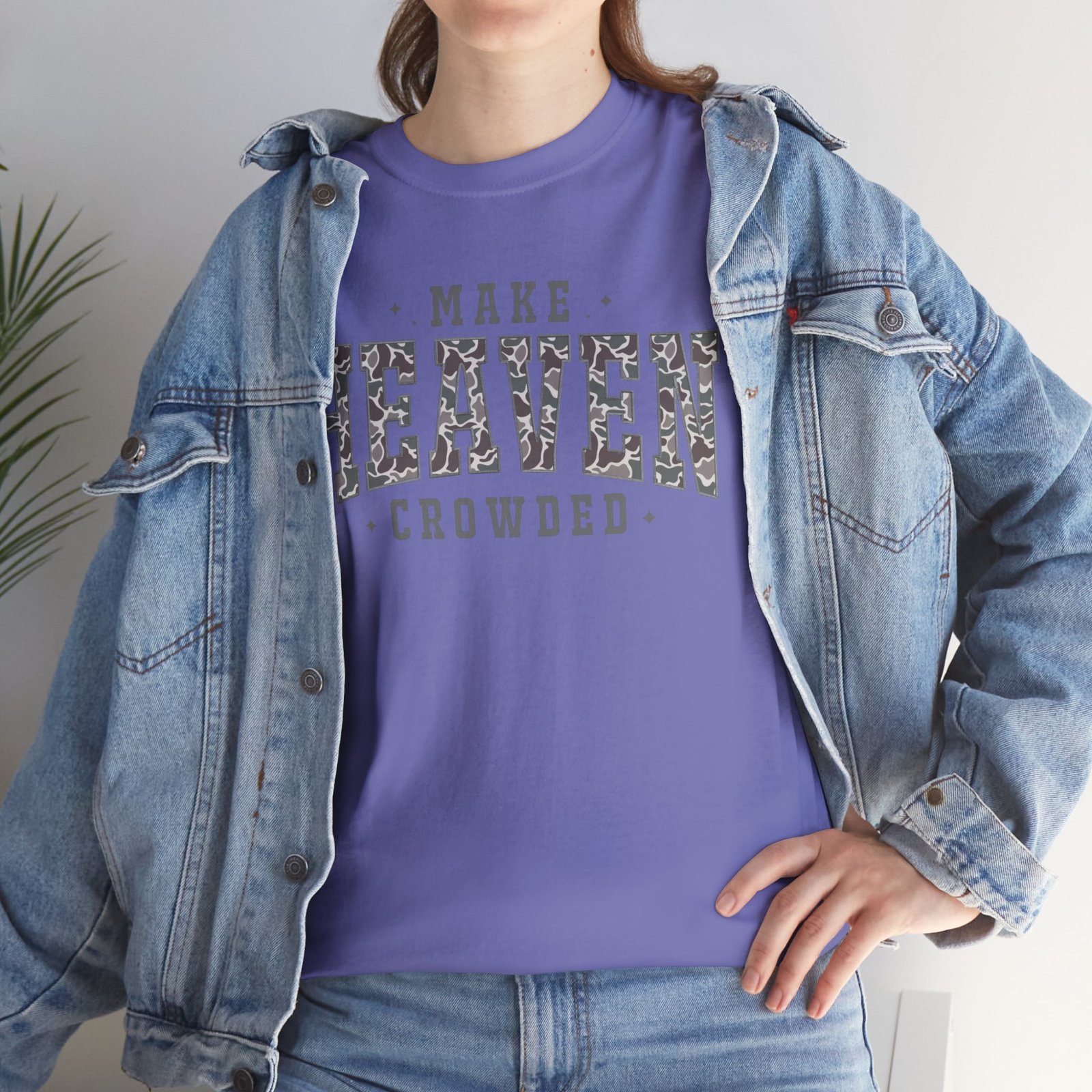 Make Heaven Crowded T-Shirt — Inspirational Christian Faith Tee - Image 91