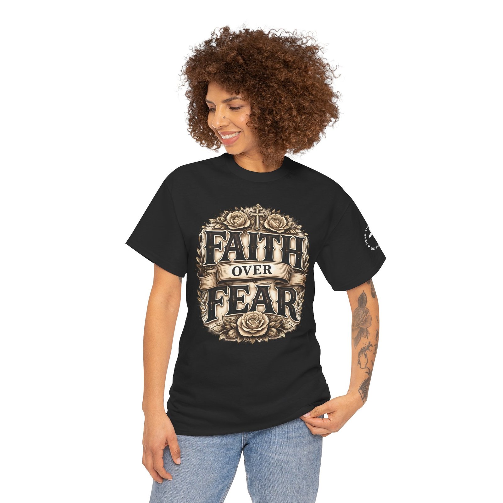 Faith Over Fear T-Shirt — Inspirational Christian Tee - Image 4