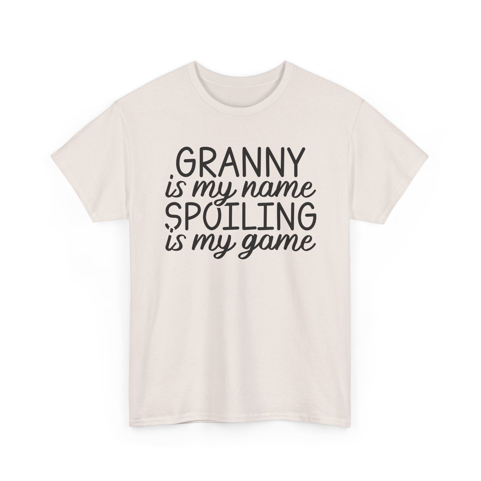 Granny Is My Name Spoiling Is My Game T-Shirt - Image 24