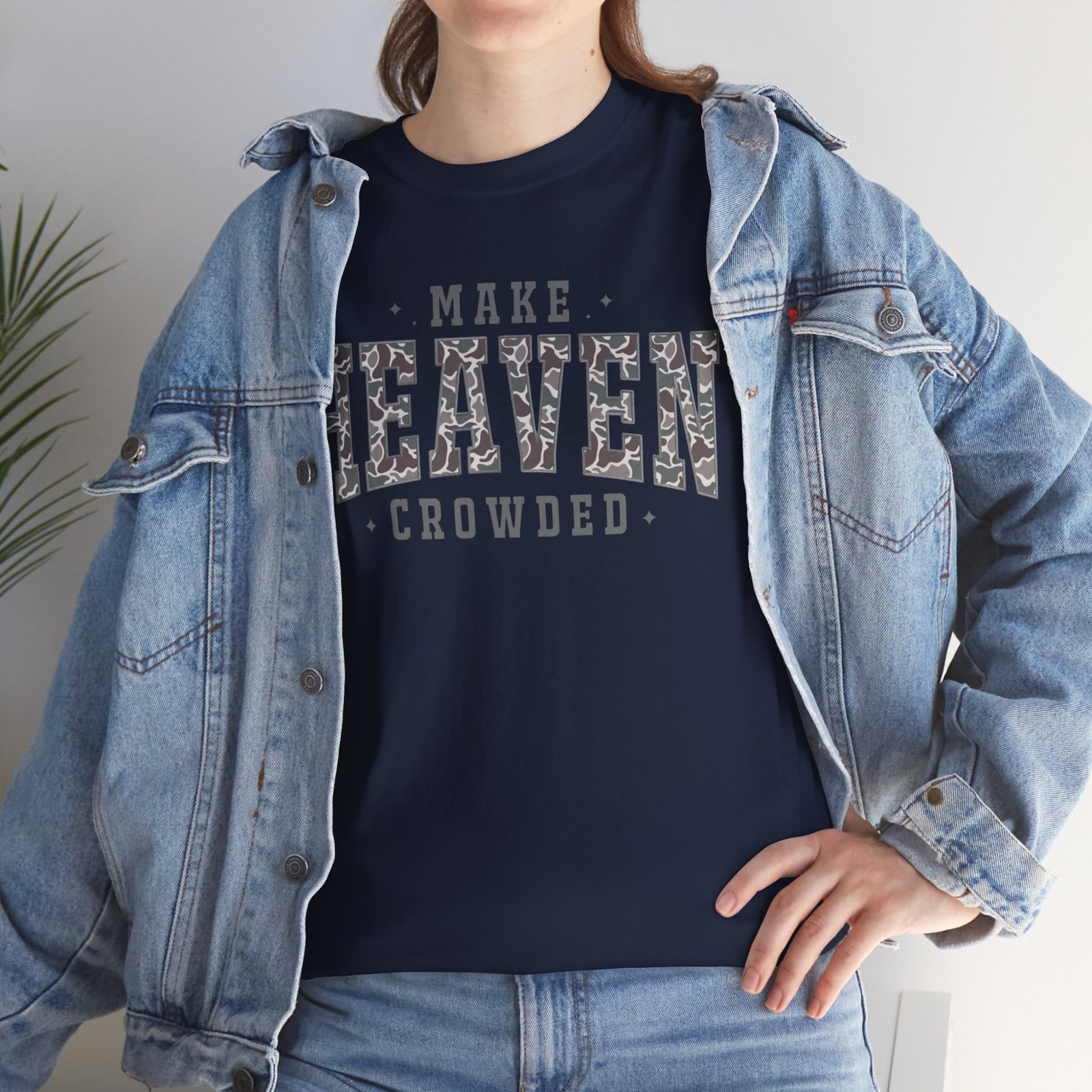 Make Heaven Crowded T-Shirt — Inspirational Christian Faith Tee - Image 81