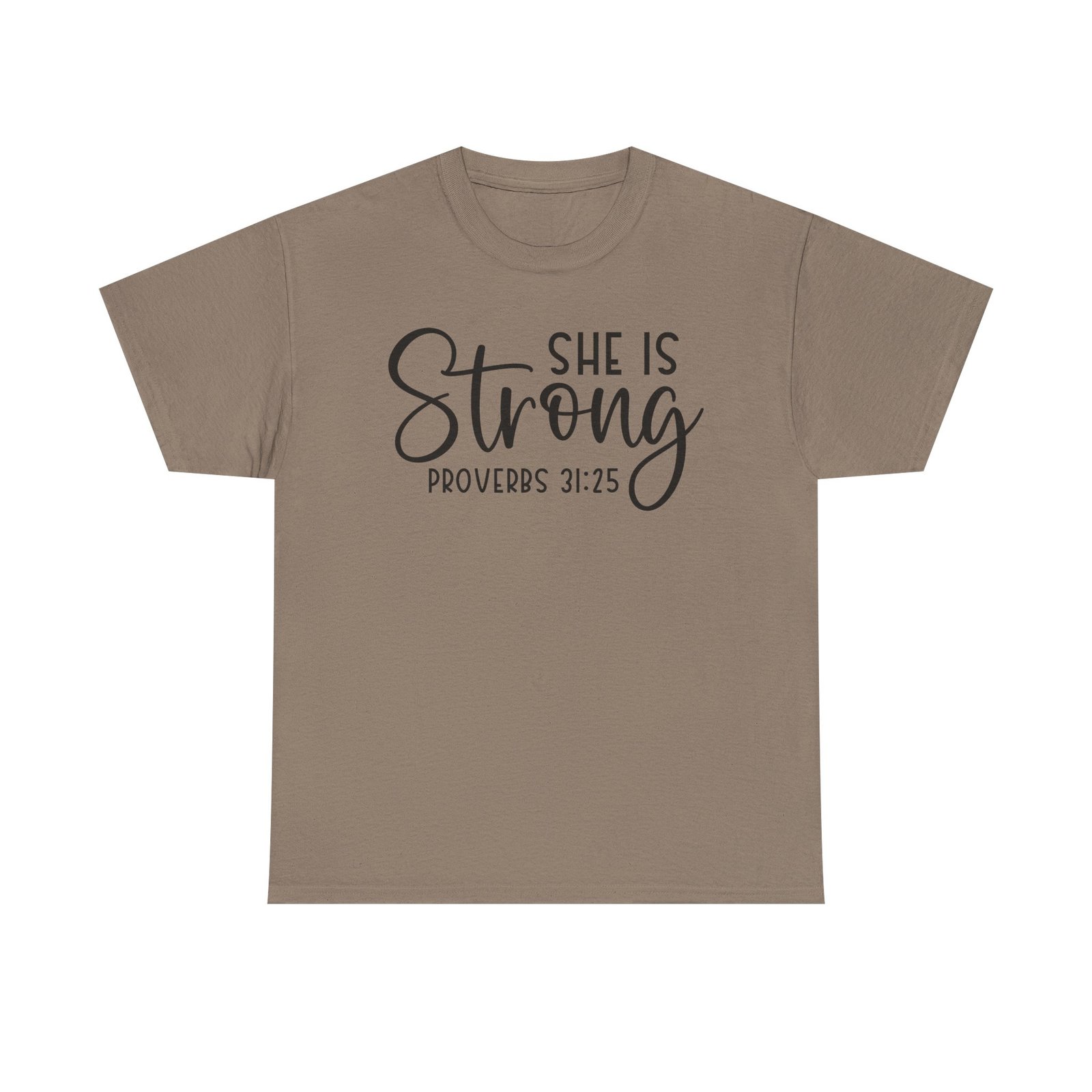 Proverbs 31 'She is Strong' — Inspirational Christian Tee - Image 37