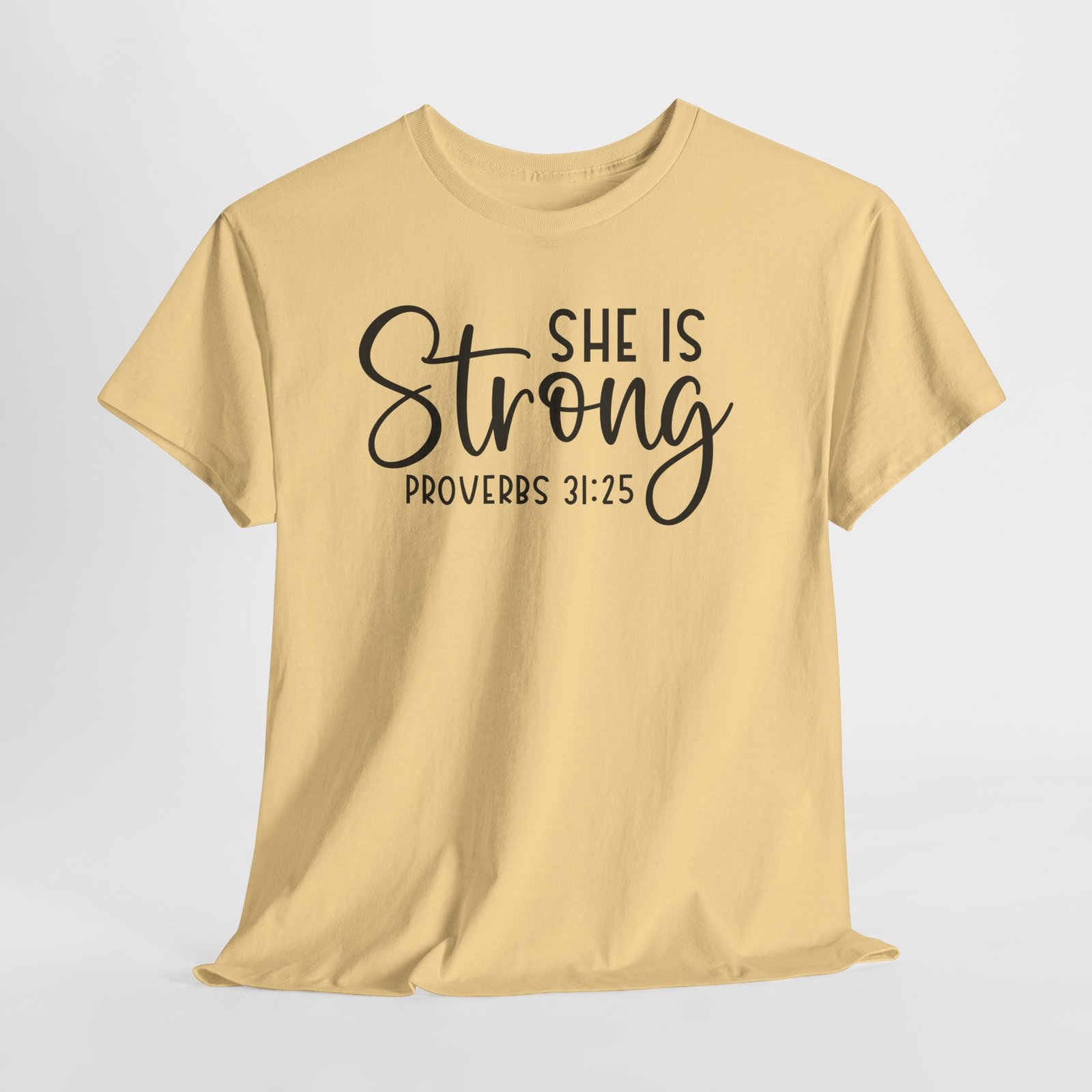 Proverbs 31 'She is Strong' — Inspirational Christian Tee - Image 32