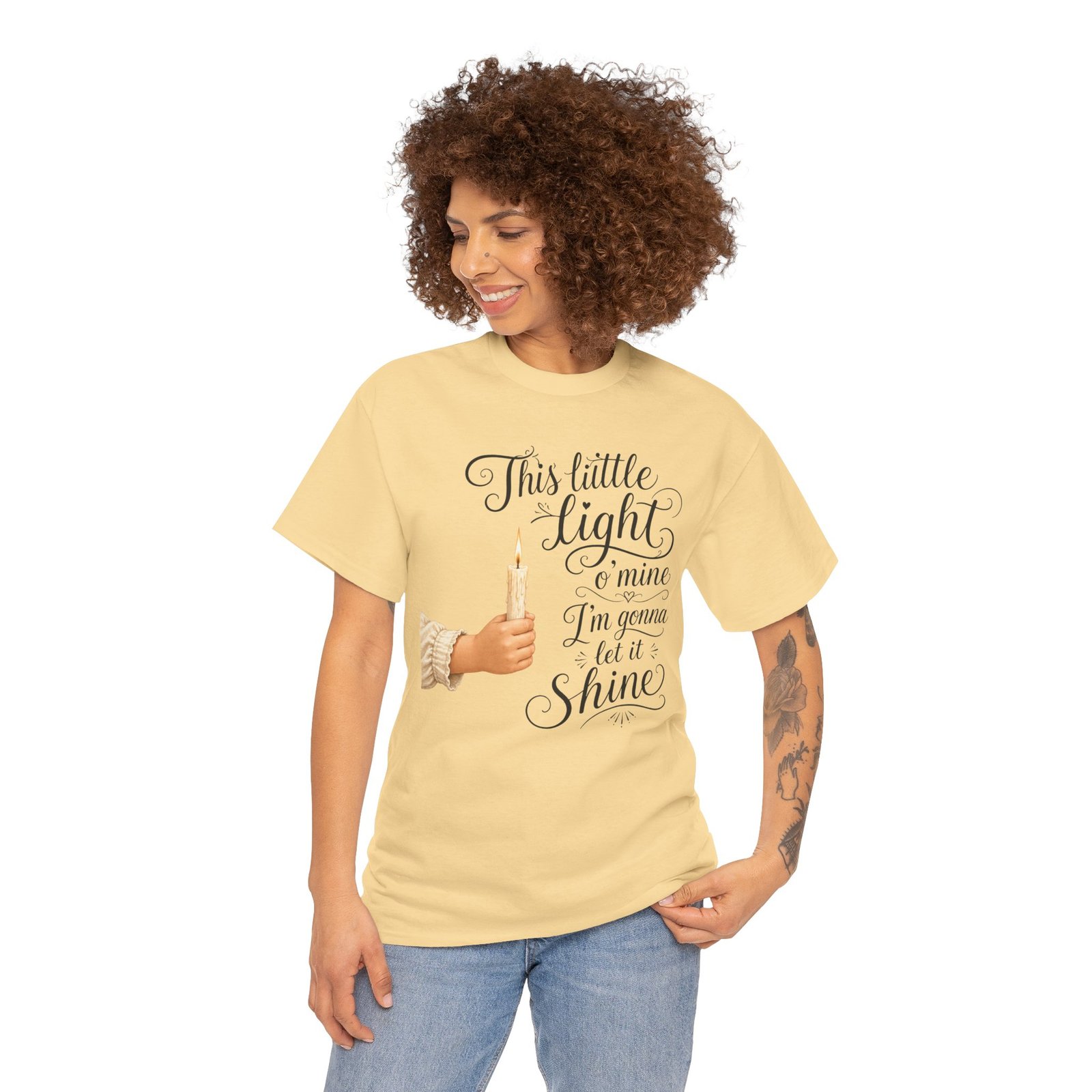 'This Little Light O' Mine' T-Shirt — Inspirational Gospel Tee - Image 32