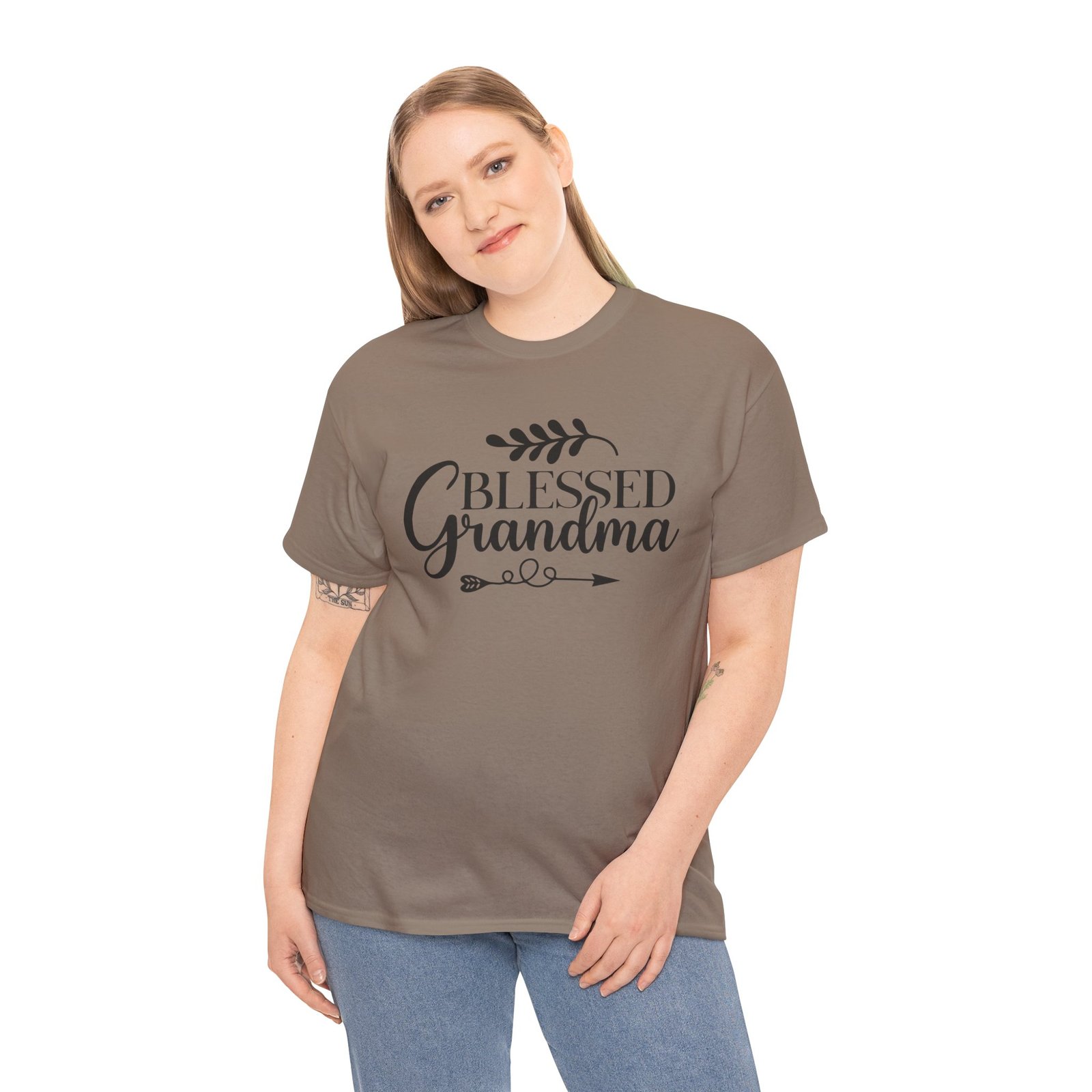 Blessed Grandma T-Shirt – Floral Grandma Gift Tee - Image 41
