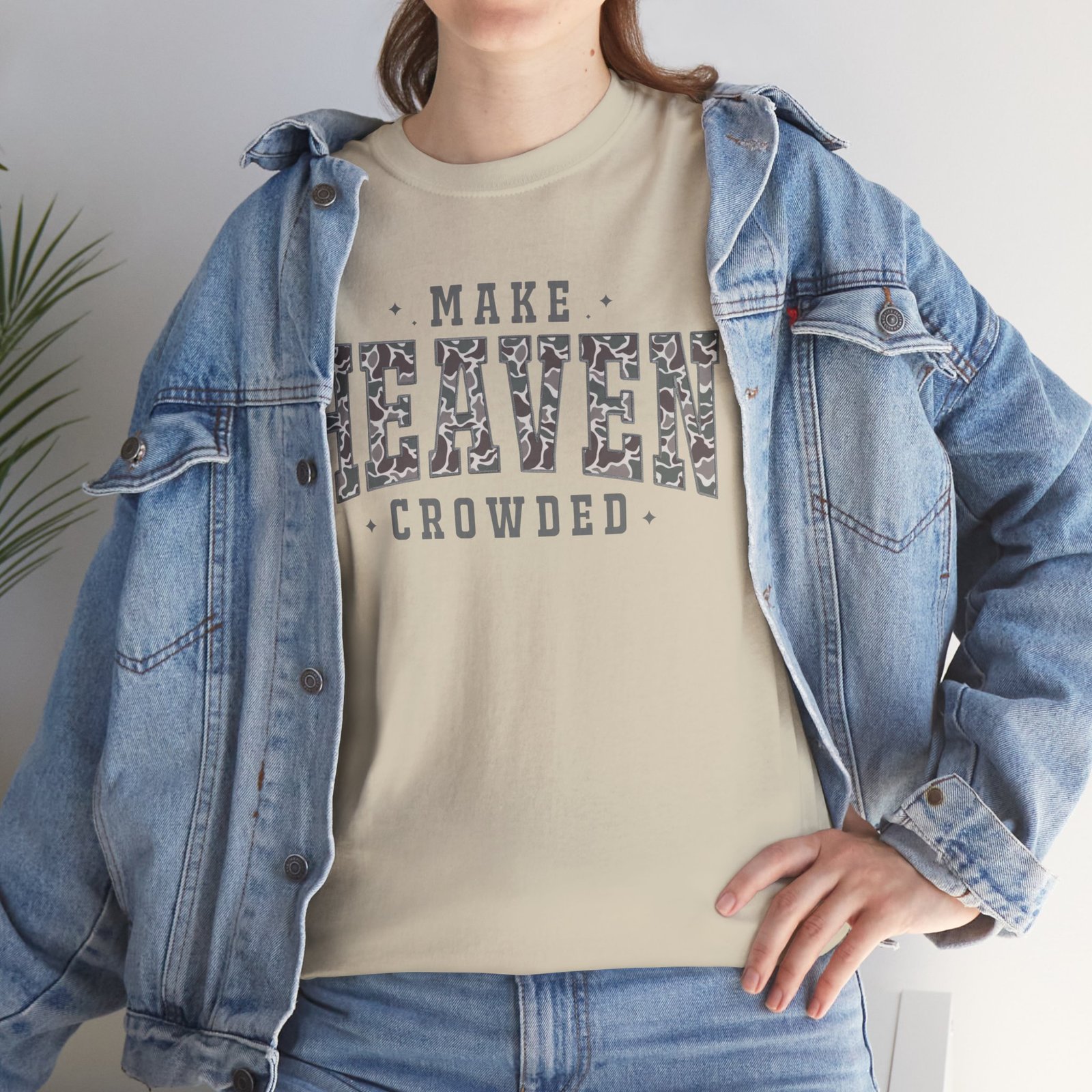 Make Heaven Crowded T-Shirt — Inspirational Christian Faith Tee - Image 41