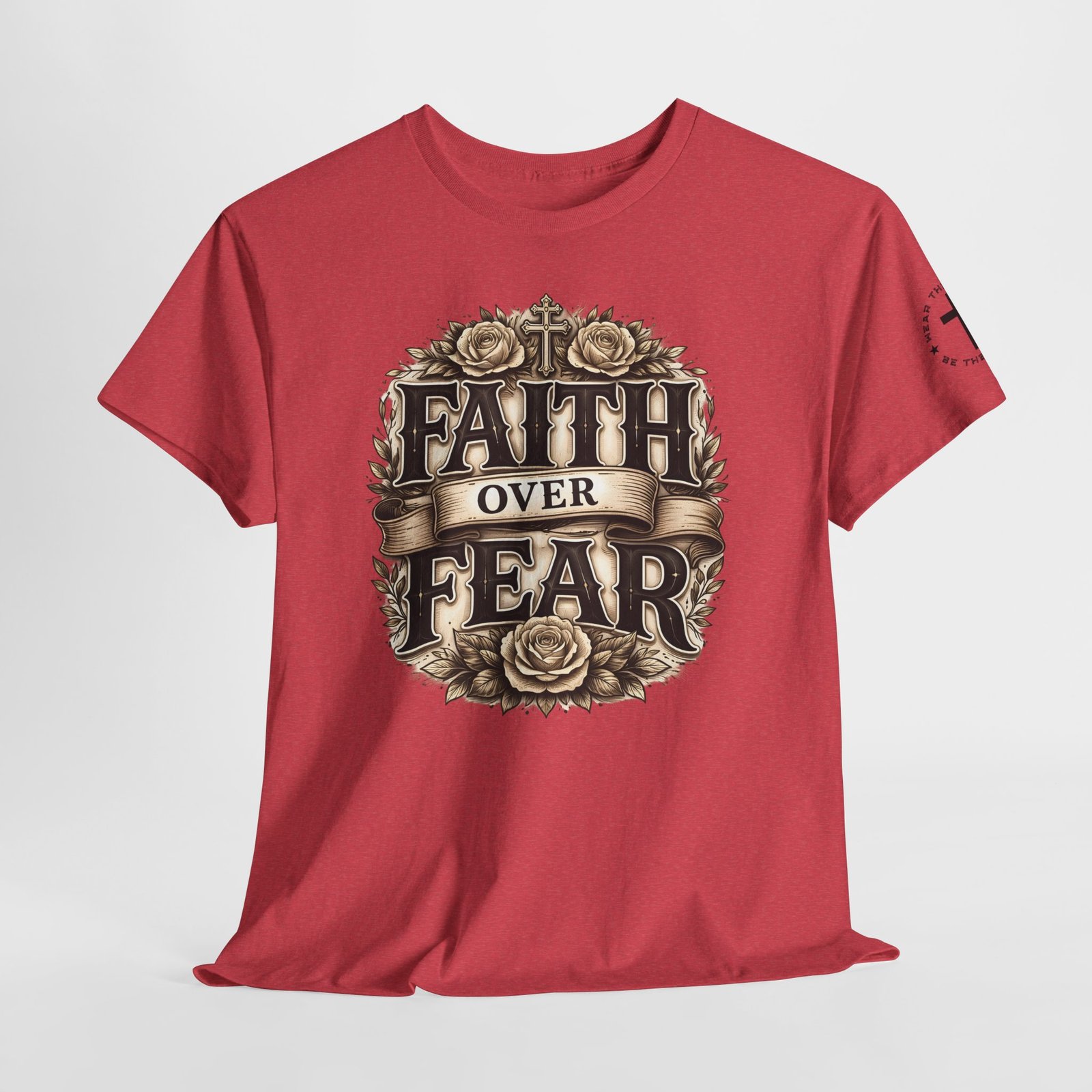 Faith Over Fear T-Shirt — Inspirational Christian Tee - Image 84