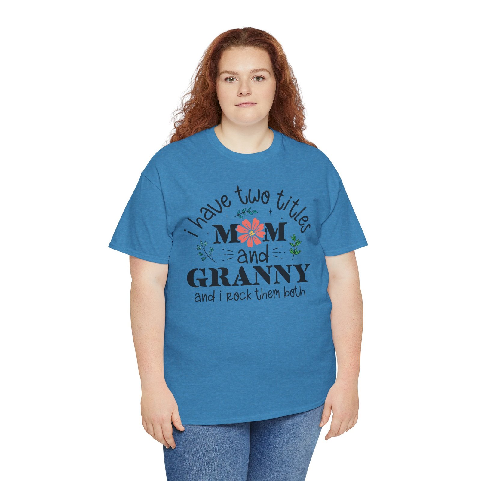 I Have Two Titles: Mom and Granny T-Shirt - Image 56