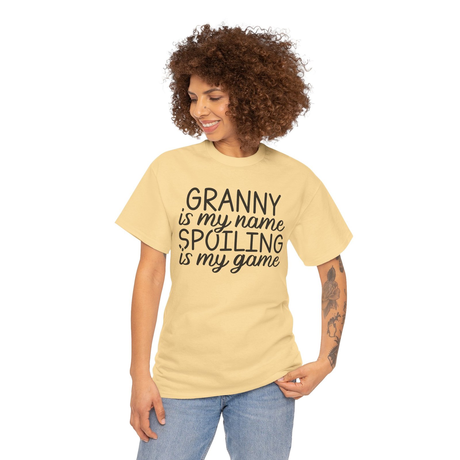 Granny Is My Name Spoiling Is My Game T-Shirt - Image 33
