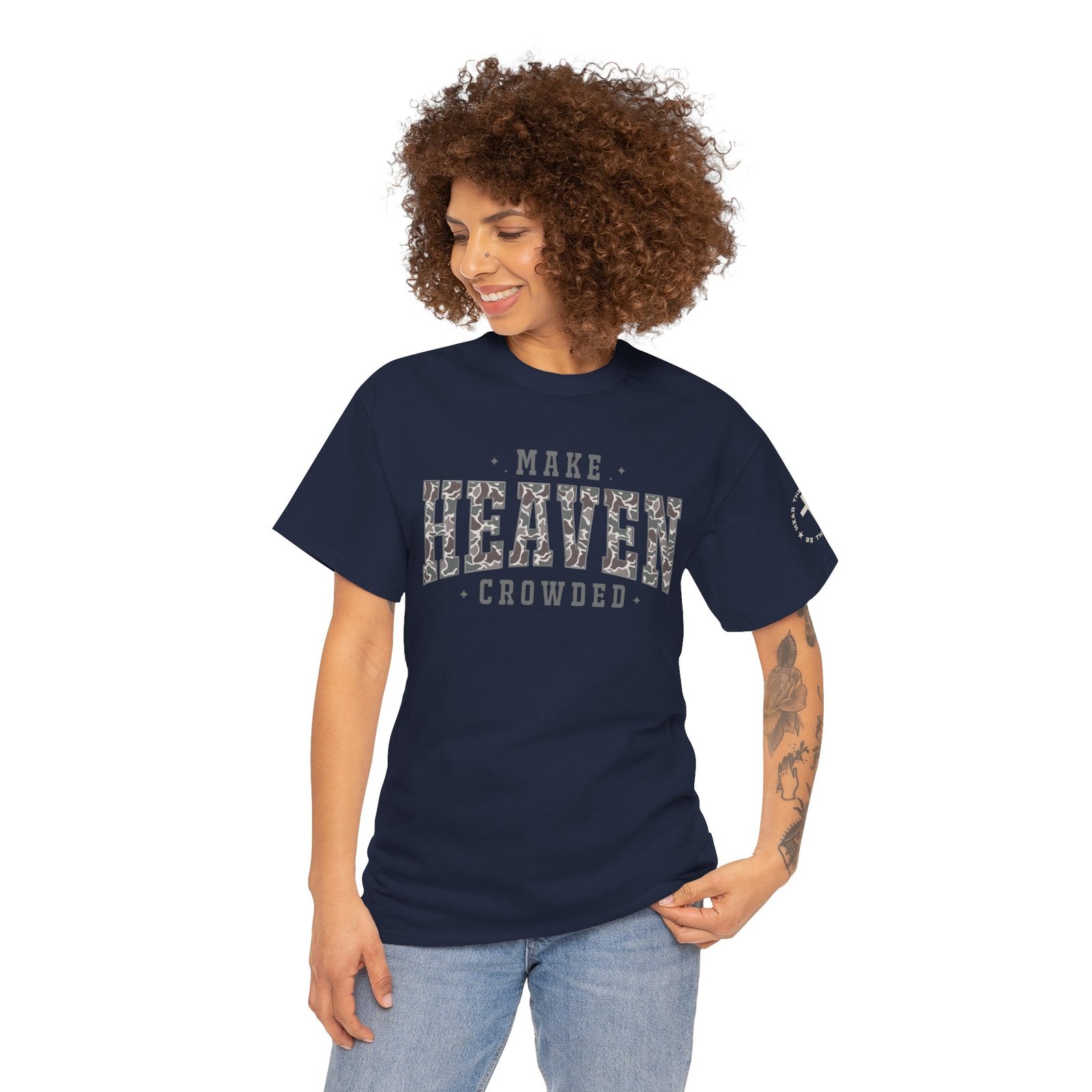 Make Heaven Crowded T-Shirt — Inspirational Christian Faith Tee - Image 75
