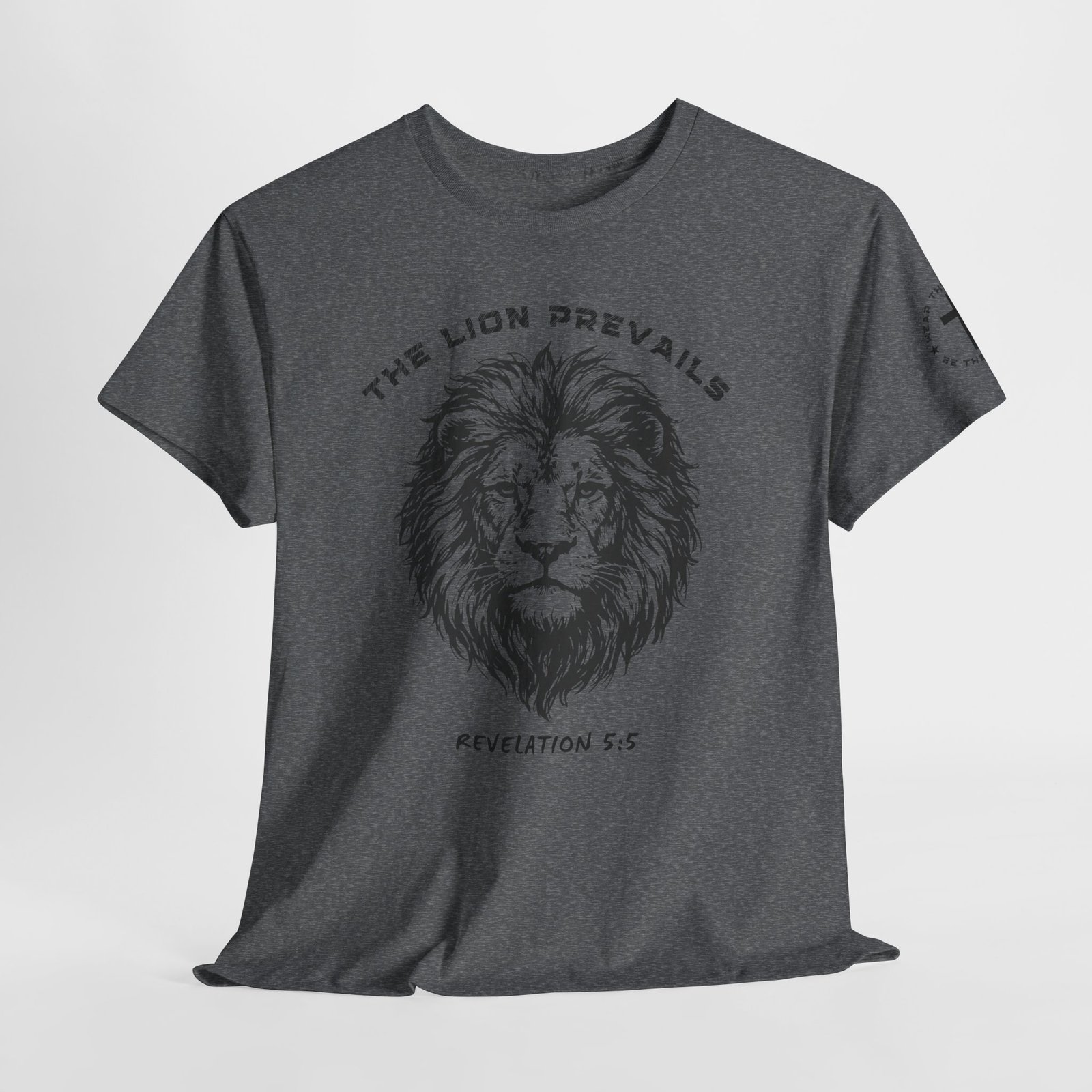 Lion Prevails T-Shirt — 'The Lion Prevails' Revelation 5:5 Christian Tee - Image 49