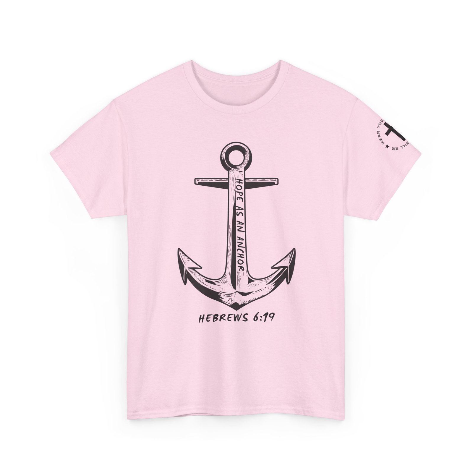 Anchor Faith T-Shirt – Hebrews 6:19 Christian Nautical Tee - Image 103