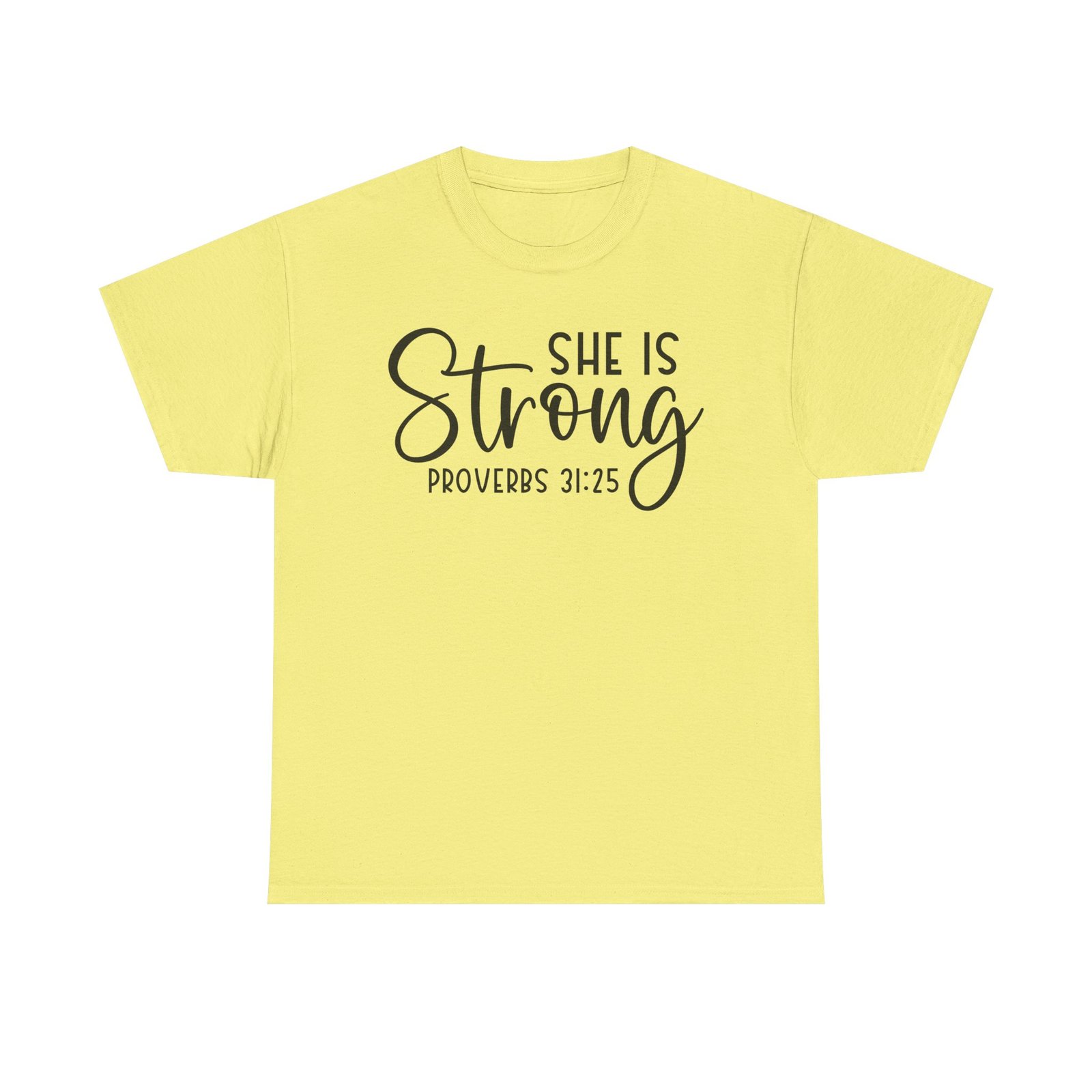 Proverbs 31 'She is Strong' — Inspirational Christian Tee - Image 51