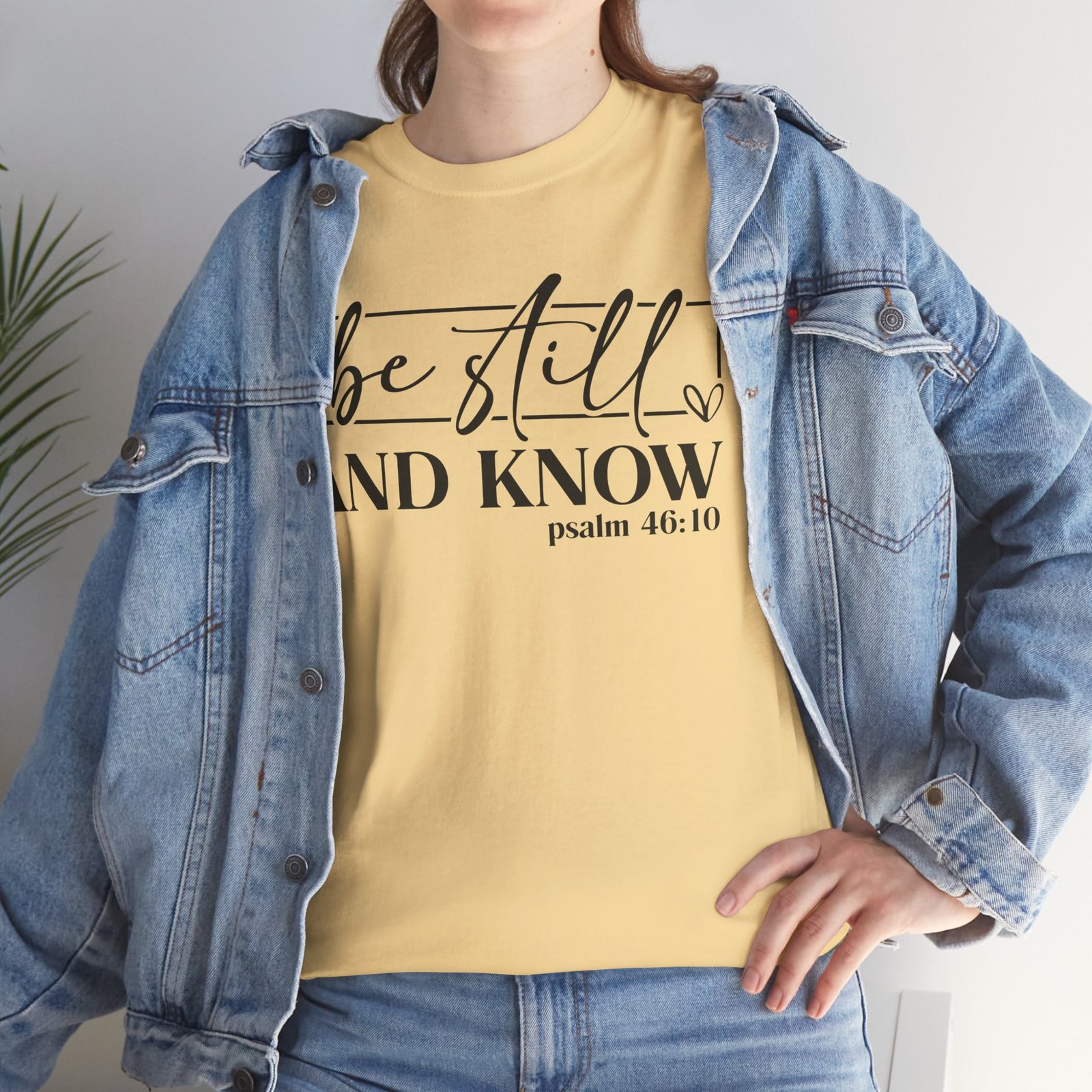 Be Still & Know Psalm 46 — Christian Faith Graphic Tee - Image 36