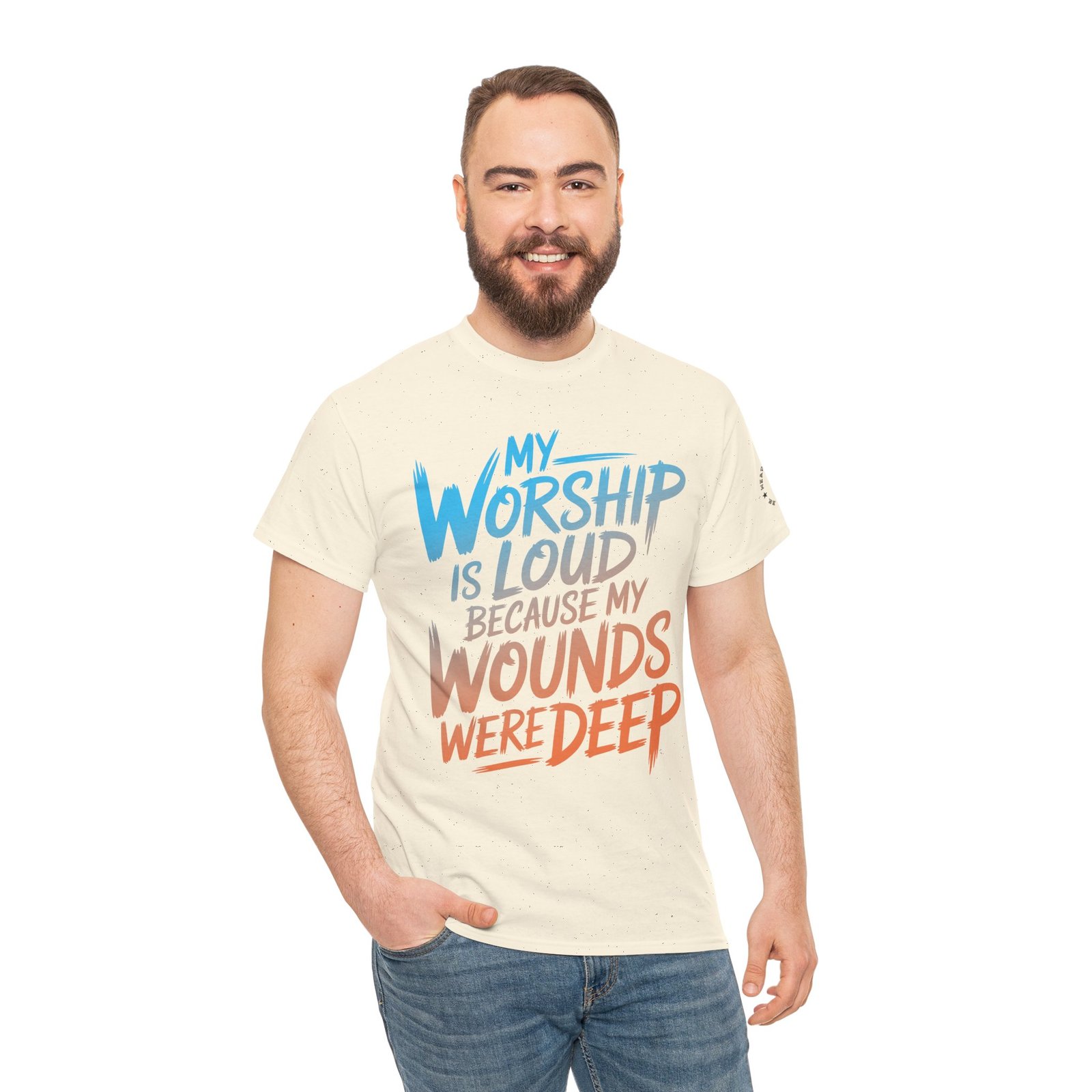 Loud Worship Tee — Christian Graphic T-Shirt - Image 6