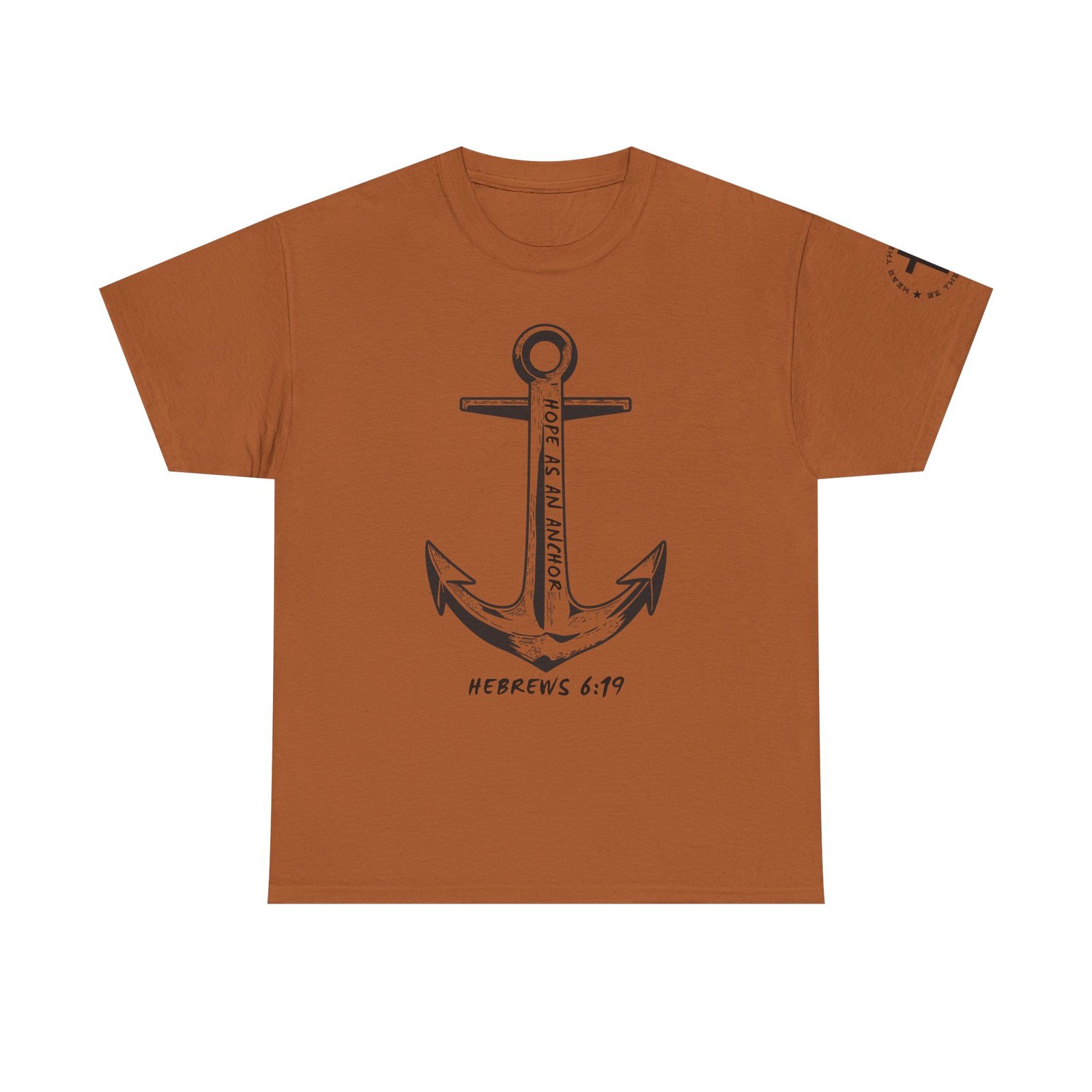 Anchor Faith T-Shirt – Hebrews 6:19 Christian Nautical Tee - Image 42