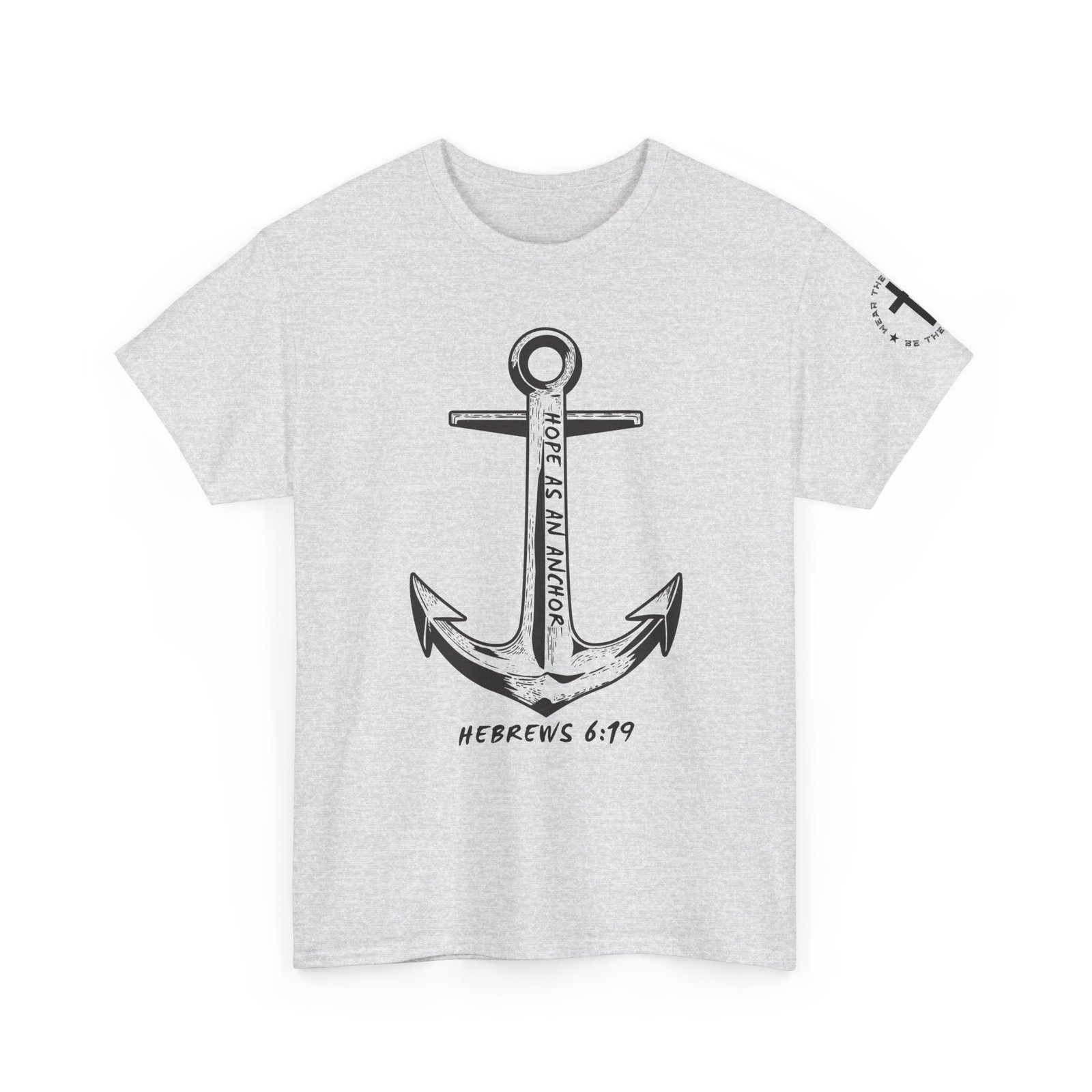 Anchor Faith T-Shirt – Hebrews 6:19 Christian Nautical Tee - Image 23