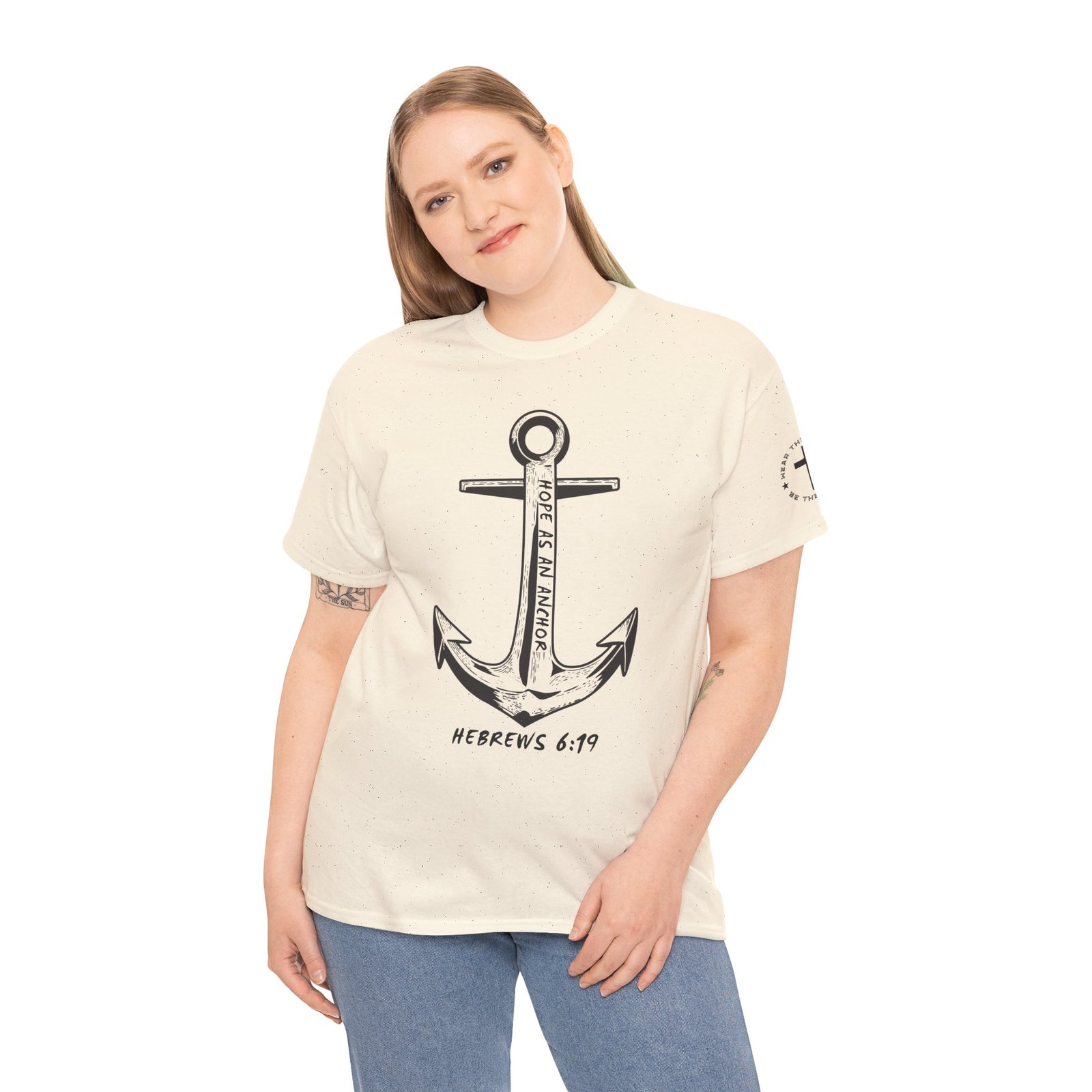 Anchor Faith T-Shirt – Hebrews 6:19 Christian Nautical Tee - Image 56