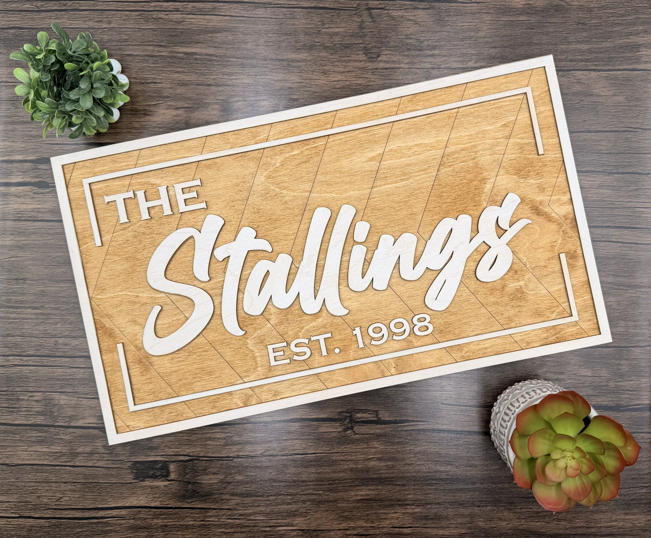 Customize Family Name Sign