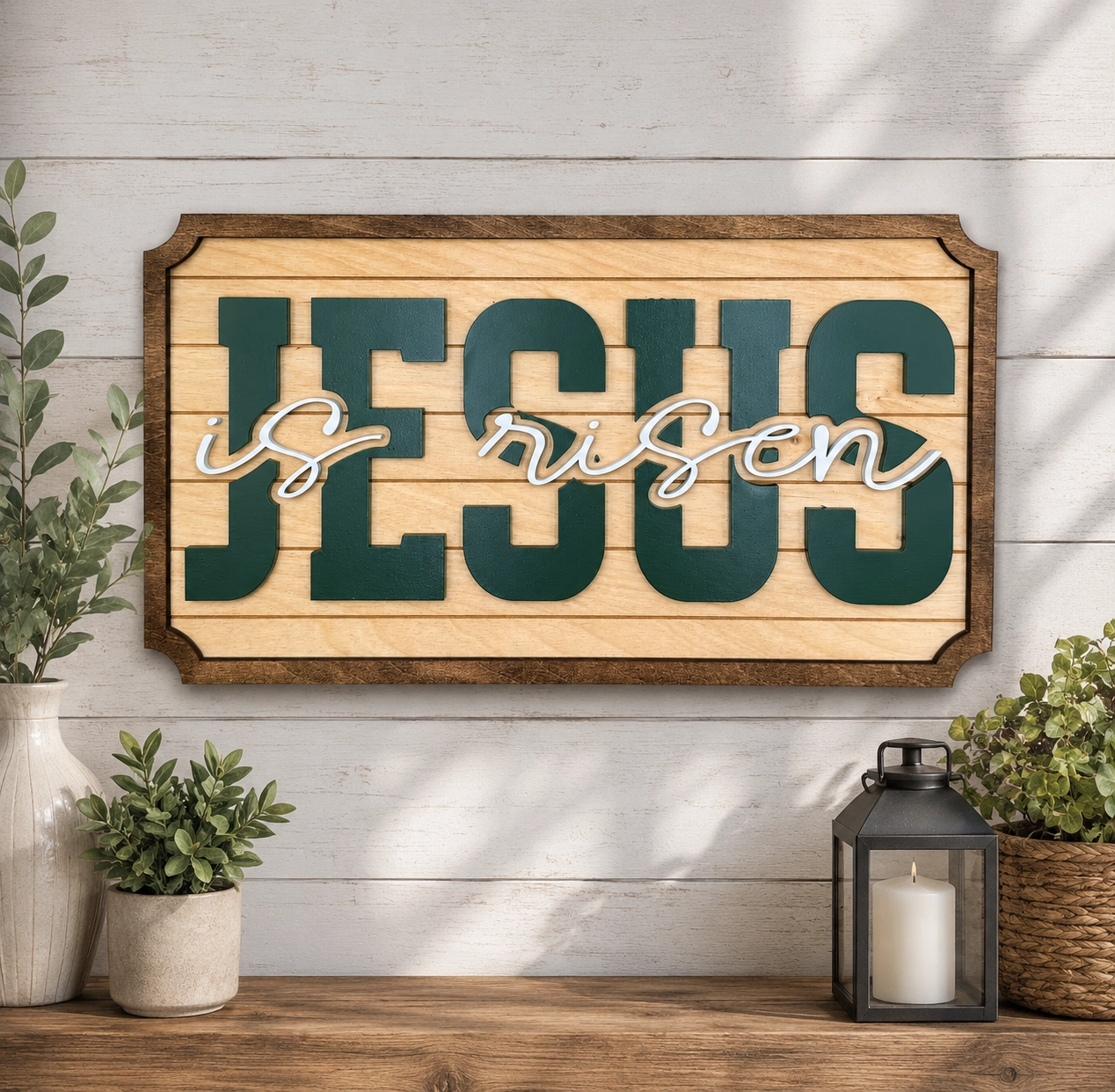 Jesus is Risen Wall Sign - Image 3
