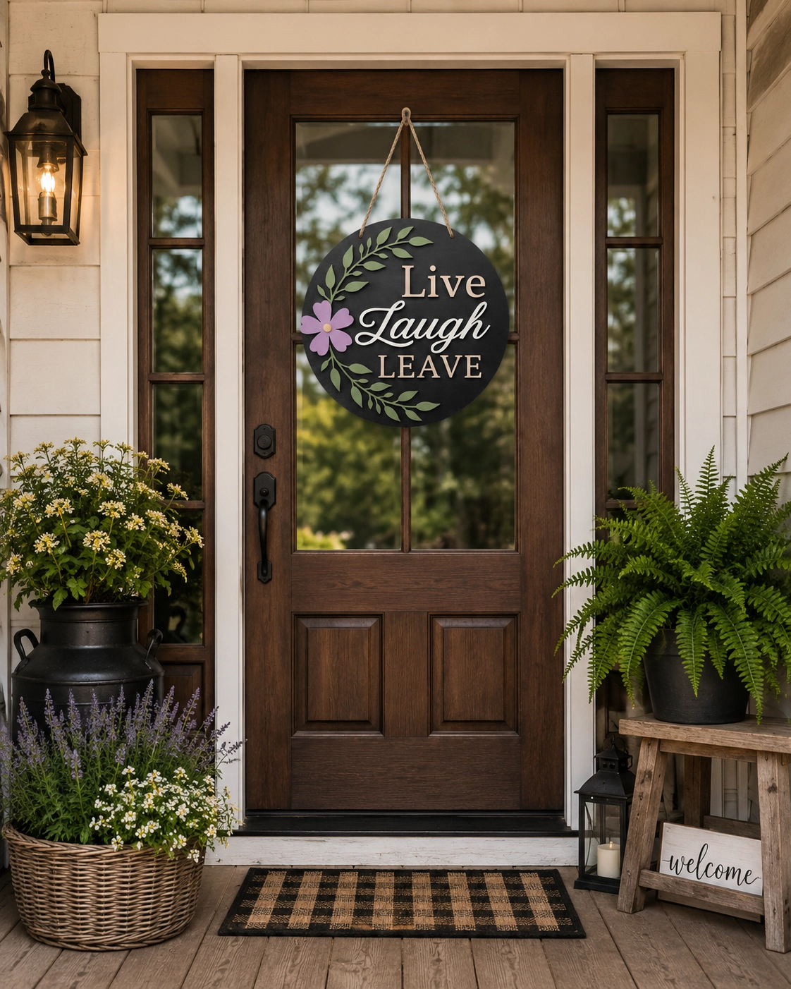 Live Laugh Leave (un)Welcome Sign - Image 4