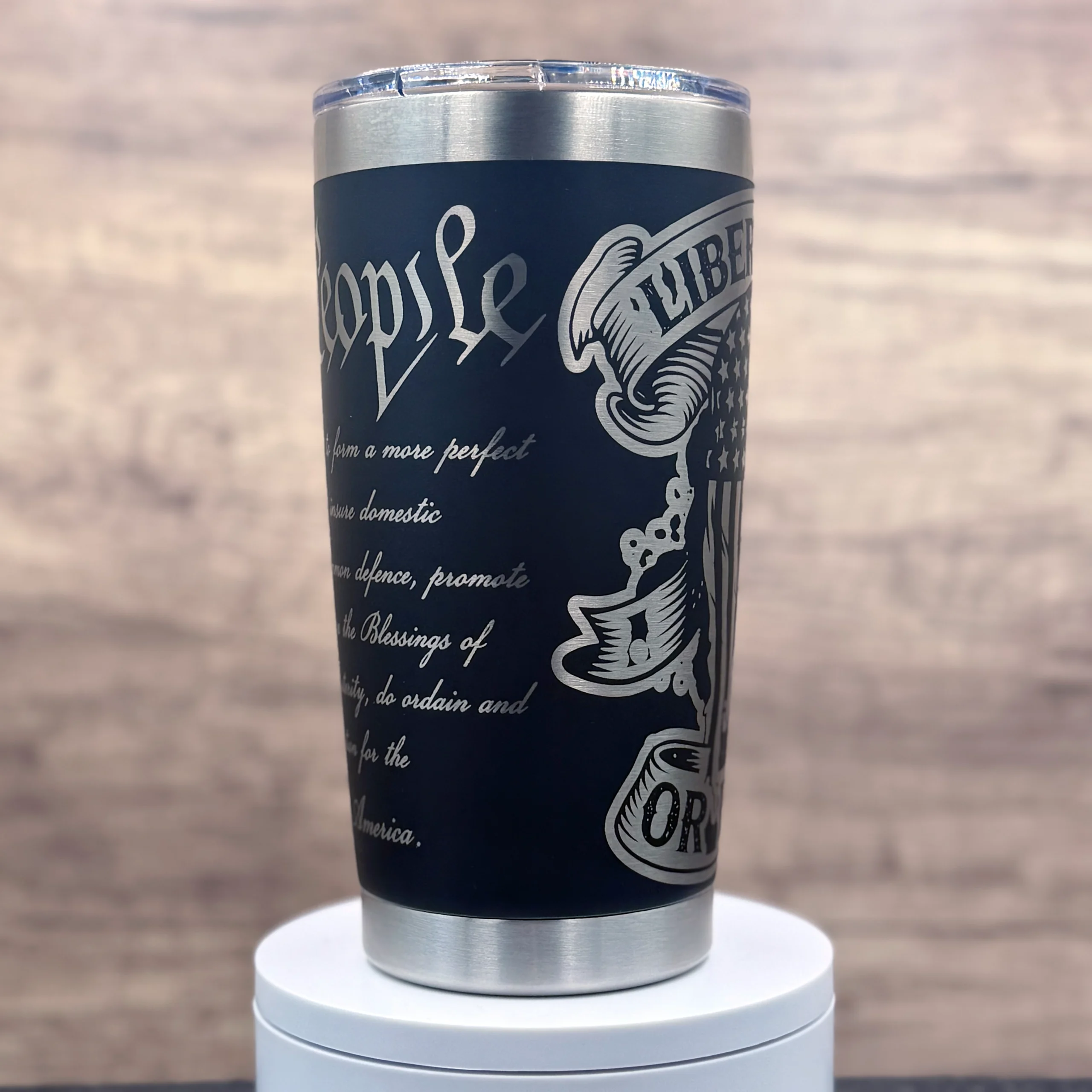 We The People Skull/Flag Tumbler - Image 4
