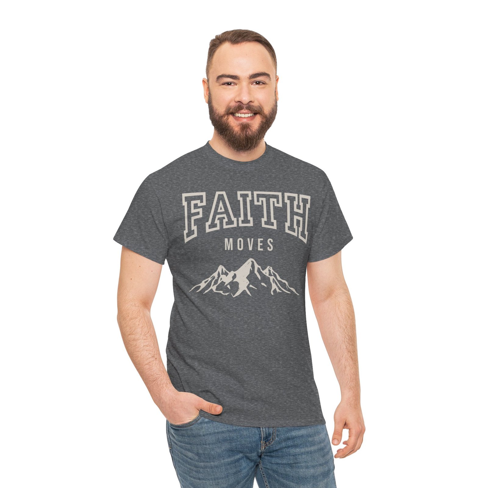 Faith Moves Mountains T-Shirt — Inspirational Christian Tee - Image 60