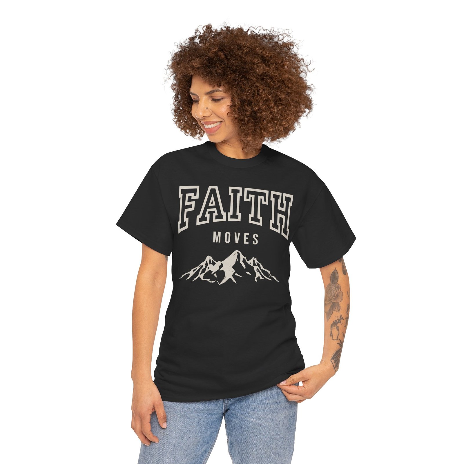 Faith Moves Mountains T-Shirt — Inspirational Christian Tee - Image 6